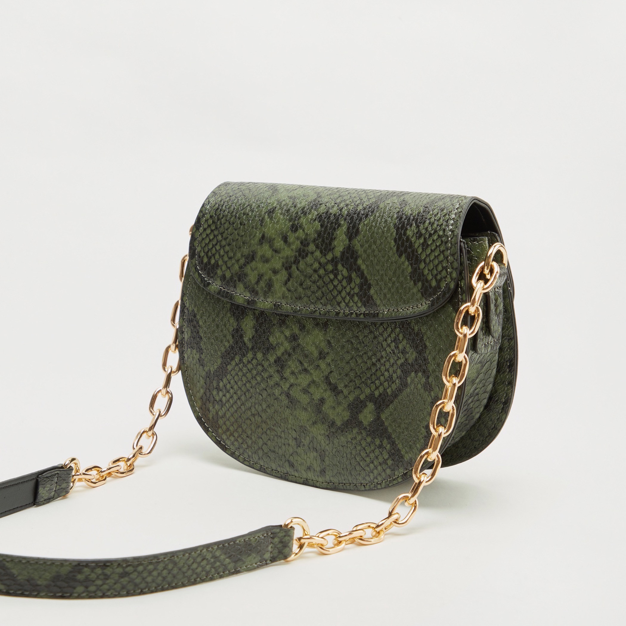 شنطة كروس بودي بطبعات حيوانات وحزام سلسلة ميتاليك-women-bagsandwallets-handbags-image-4