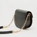 Solid Crossbody Bag with Chain Link Metal Accent-Bags-thumbnailMobile-4