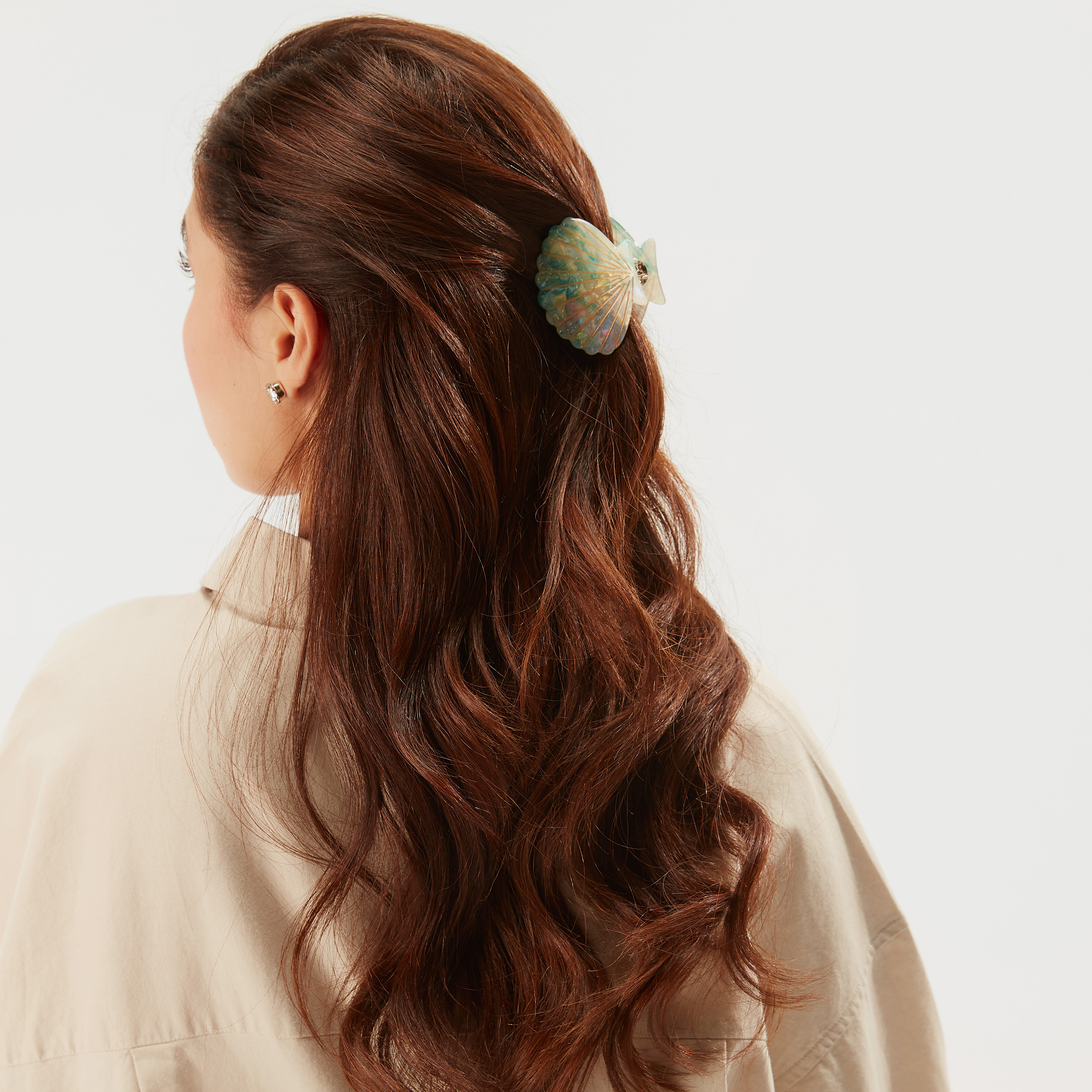 مشبك شعر على شكل صدفة البحر-women-hairaccessories-image-2