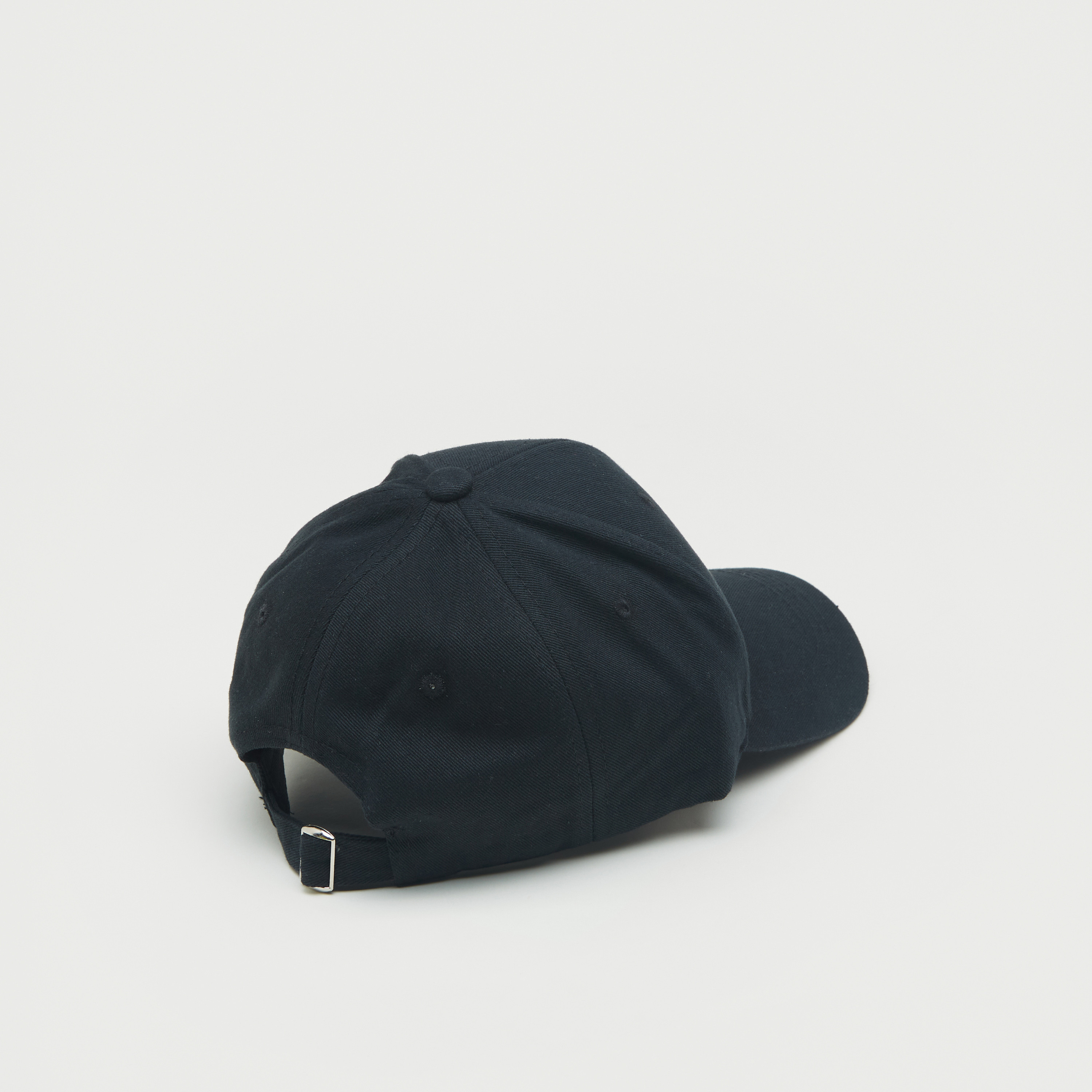 Solid Cap with Buckled Strap Closure-women-clothingaccessories-capsandhats-image-5