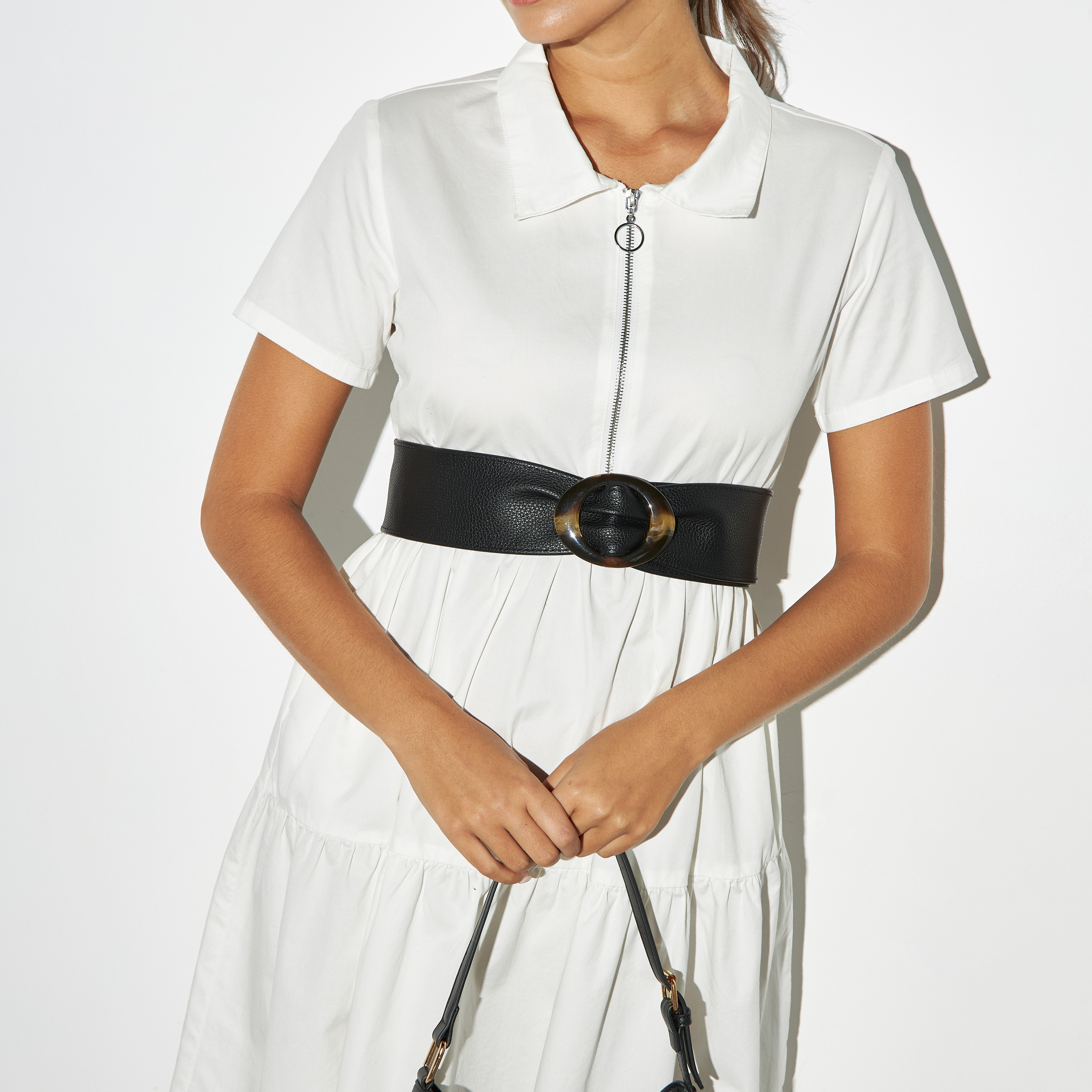 Buy Solid Pull-Through Belt with Oval Ring Online | Centrepoint Bahrain