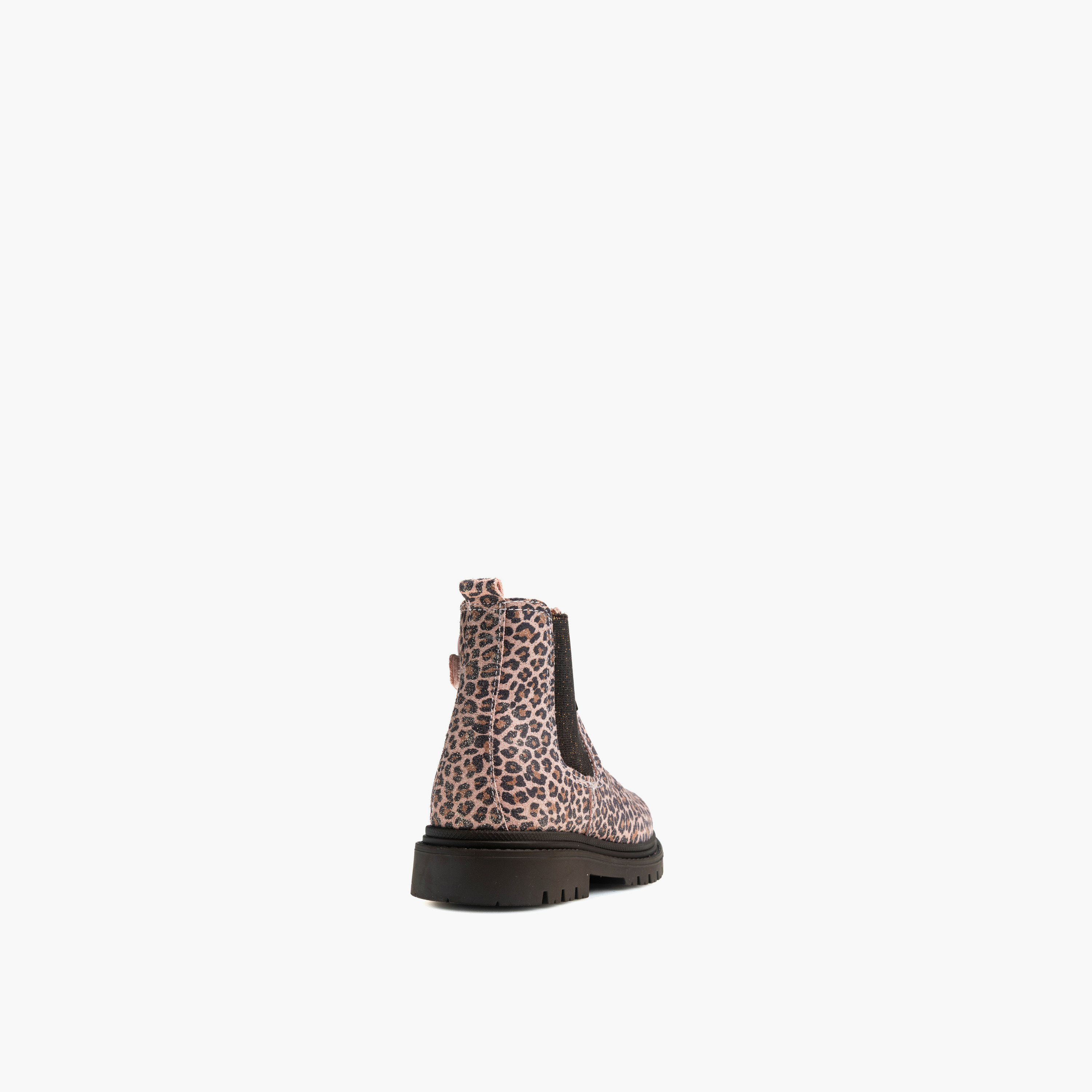 Pablosky Girls Animal Print Chelsea Boots-girls-shoes-boots-image-2