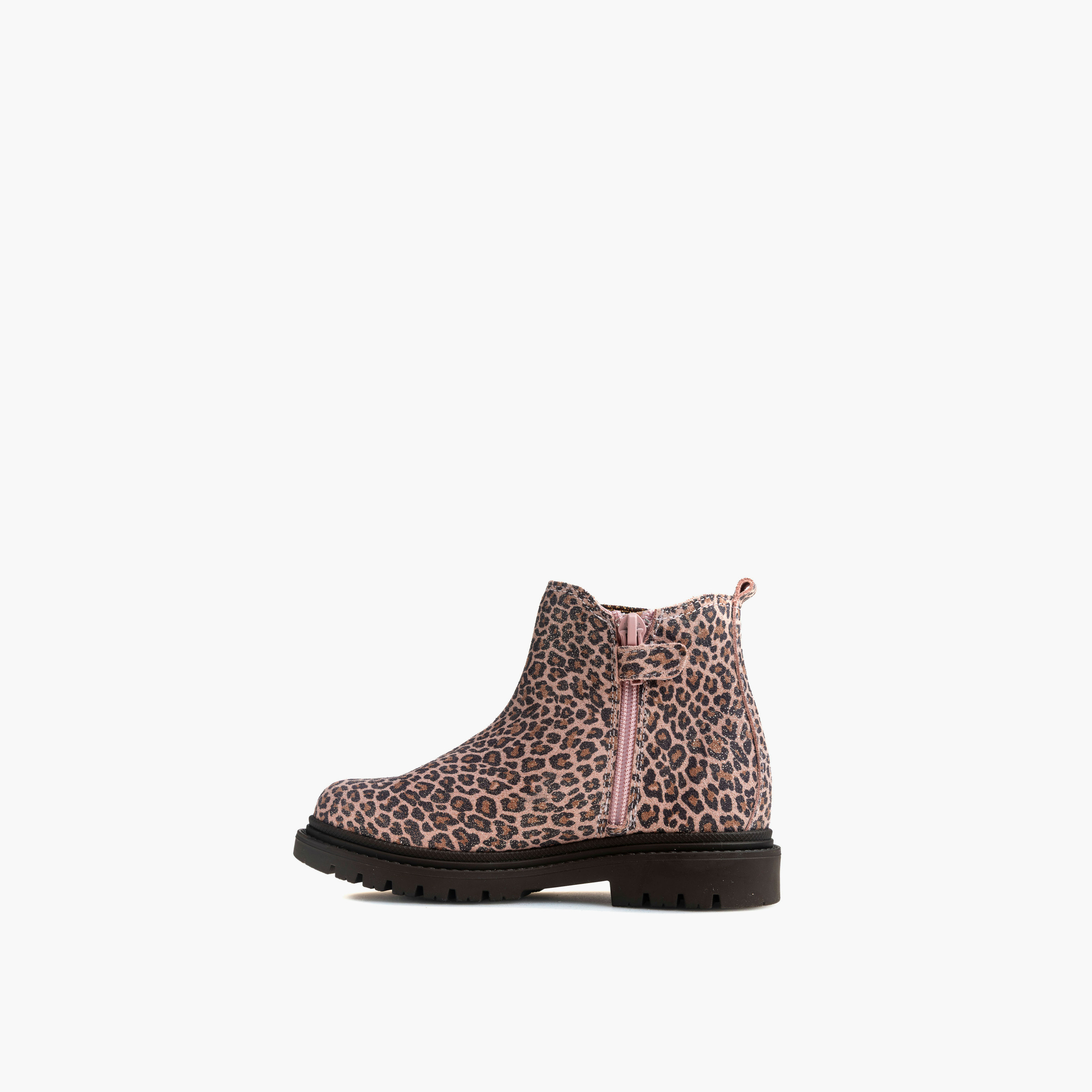 Pablosky Girls Animal Print Chelsea Boots-girls-shoes-boots-image-6