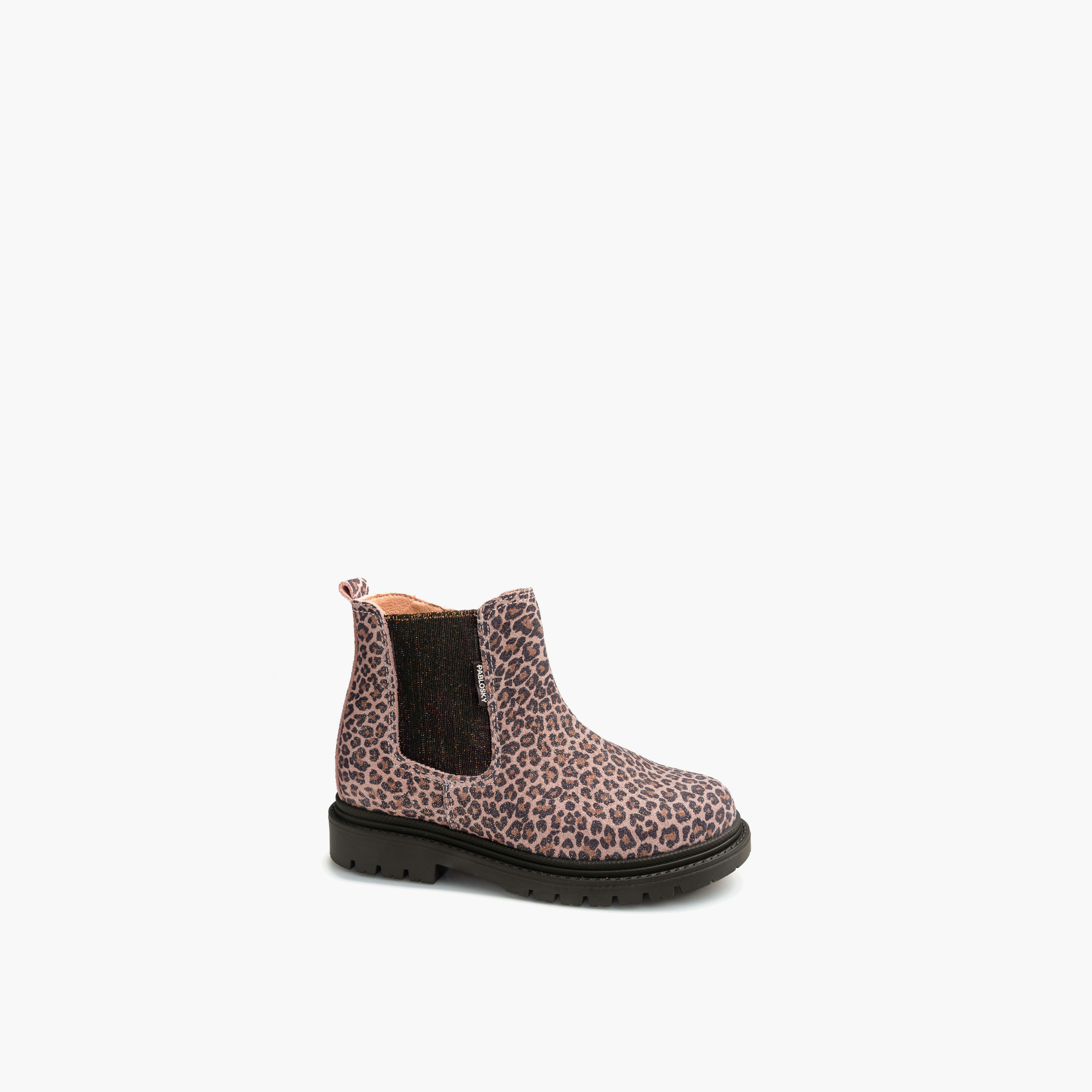 Pablosky Girls Animal Print Chelsea Boots-girls-shoes-boots-image-7