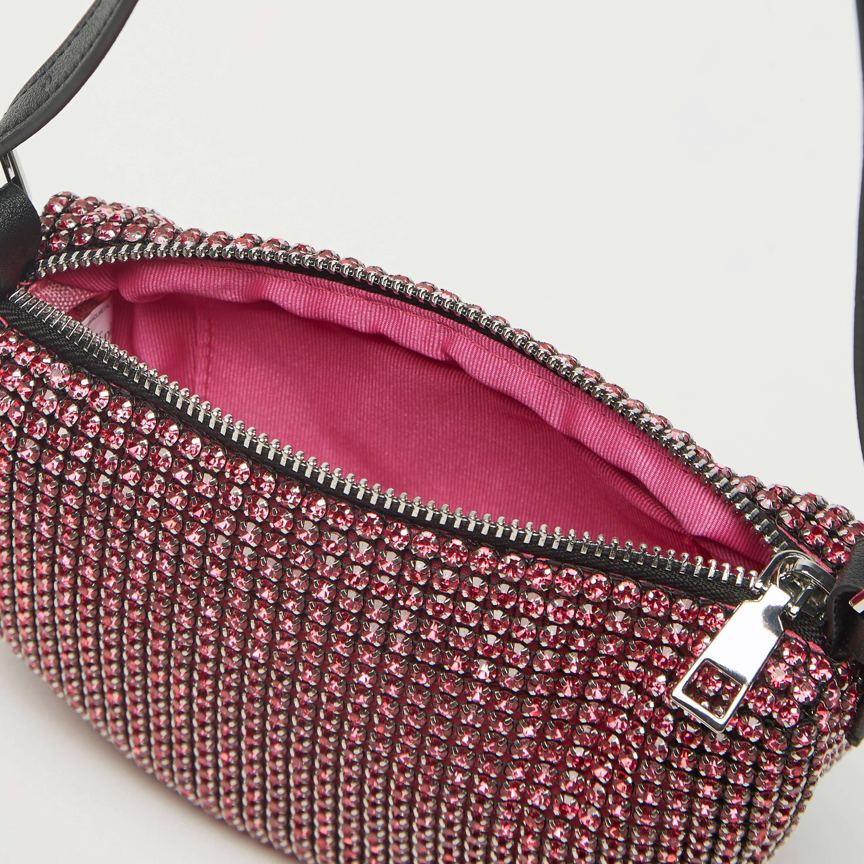 Buy Embellished Shoulder Bag with Zip Closure Splash UAE