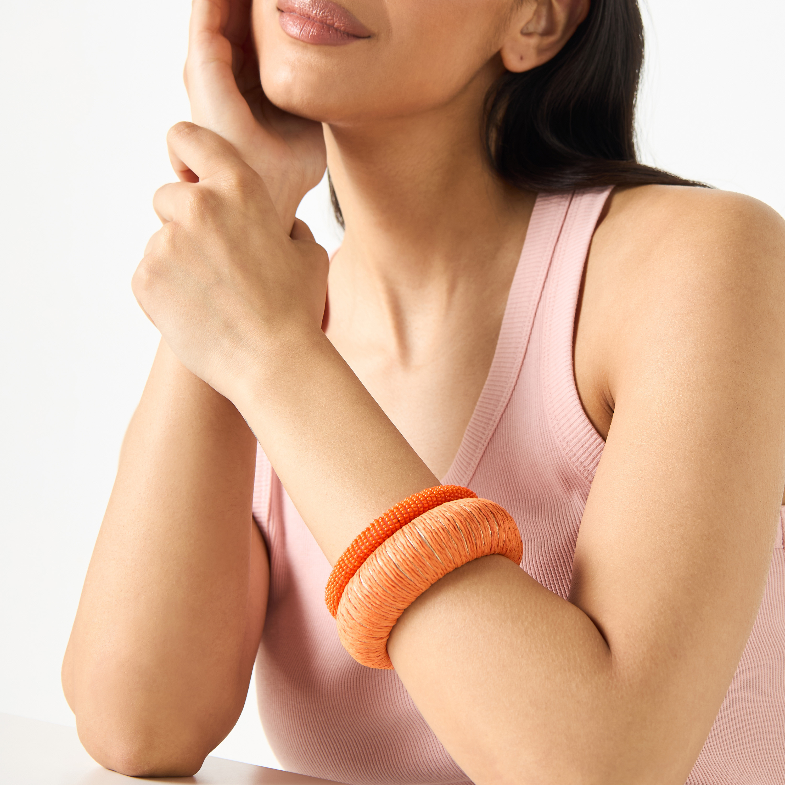 Buy Set of 2 - Beaded Bangle Online | Centrepoint Kuwait