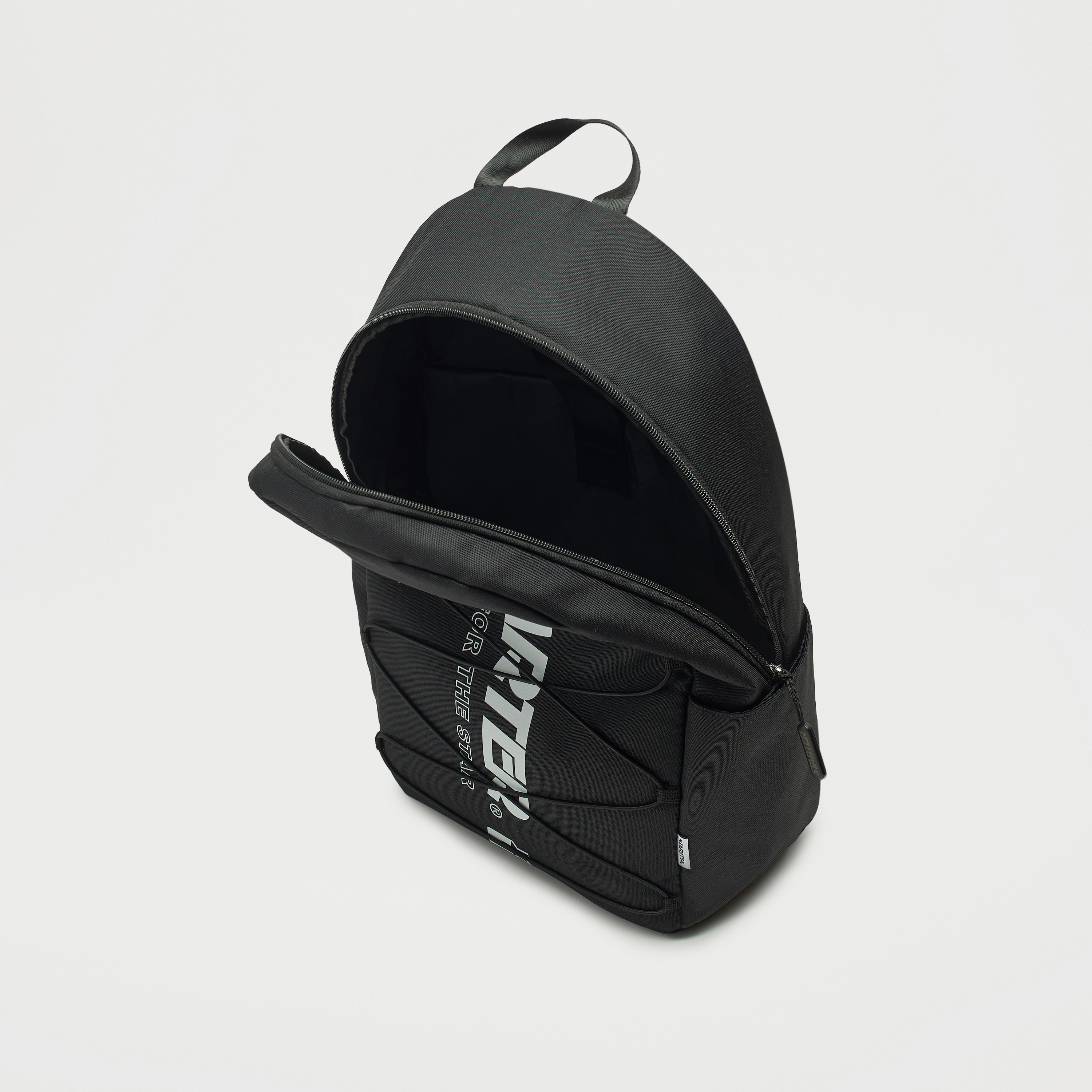 شنطة ظهر بحمالات قابلة للتعديل وسحّاب إغلاق وطبعات شعار من ستارتر-women-bagsandwallets-backpacks-image-7