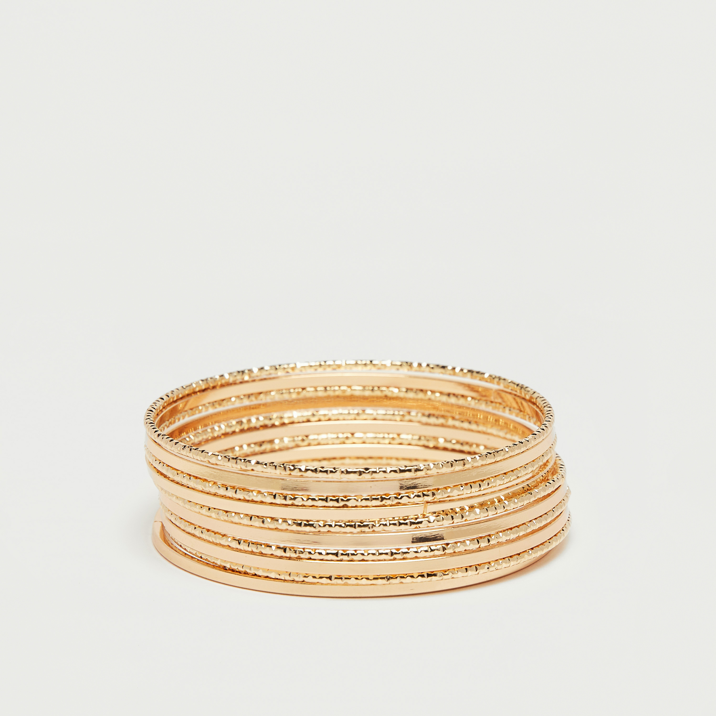 Buy Set of 10 - Gloo Assorted Bangle Online | Centrepoint Kuwait
