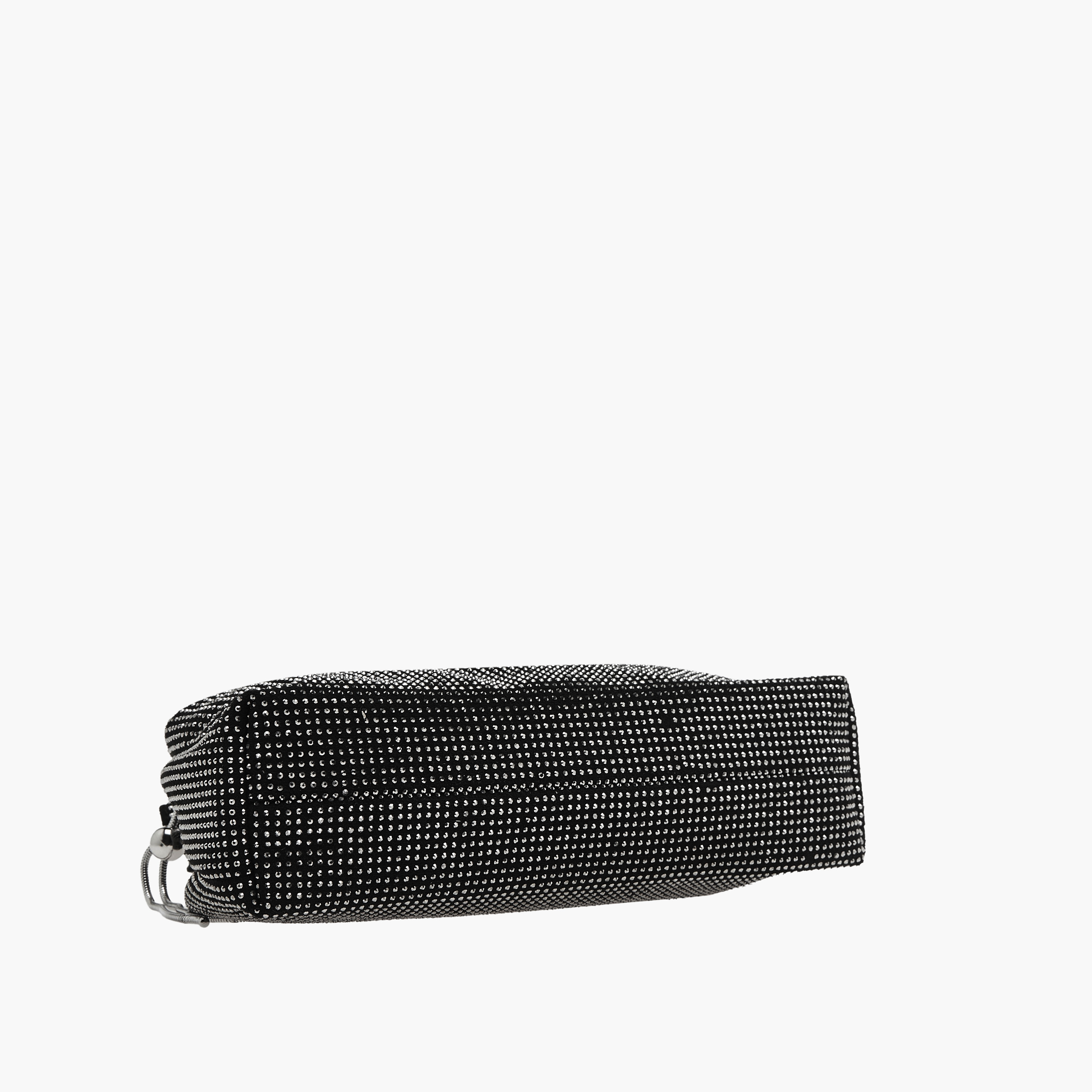 Embellished Crossbody Bag with Cord Lock Closure and Chain Strap-women-bagsandwallets-handbags-image-7