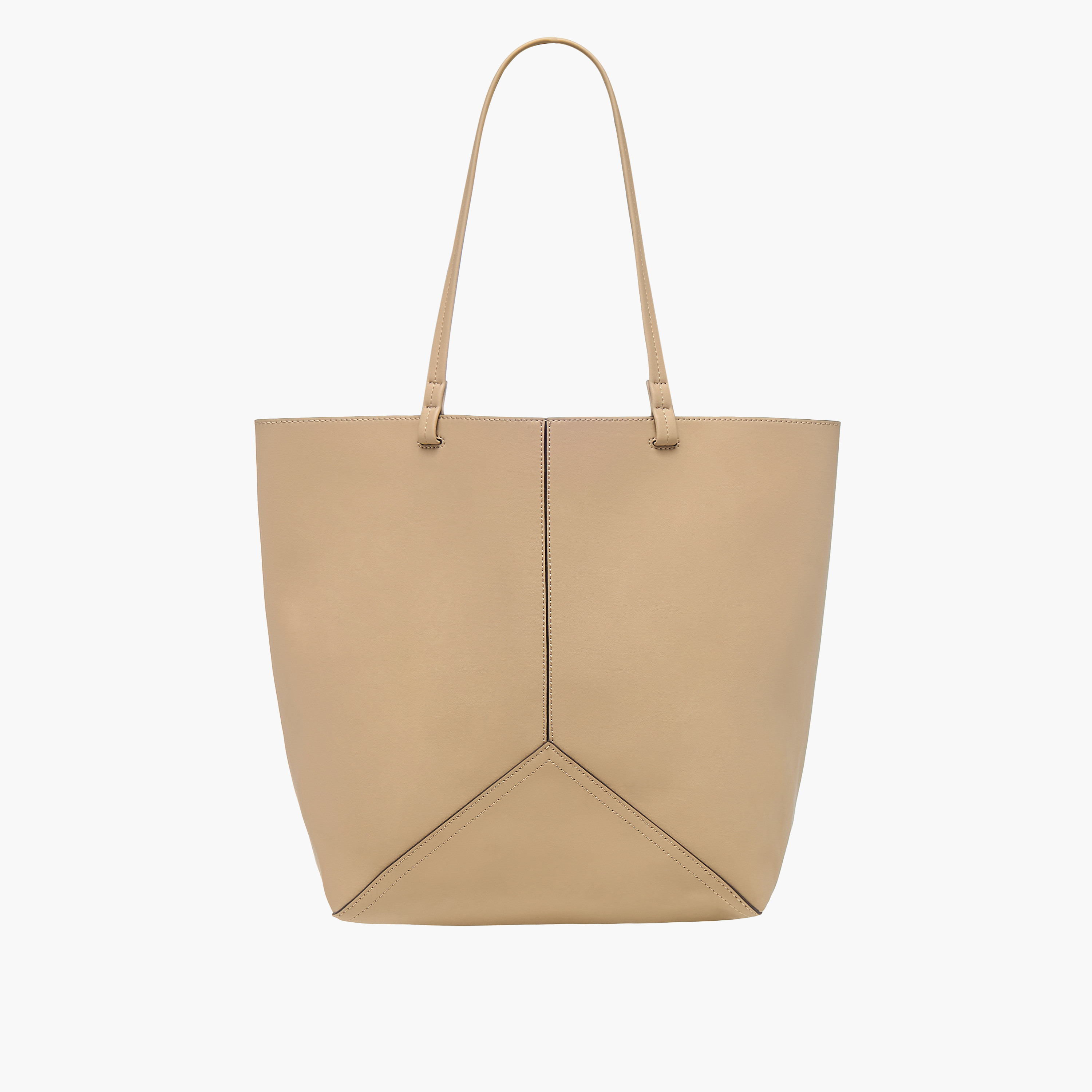 Textured Tote Bag with Handles-women-bagsandwallets-handbags-image-1