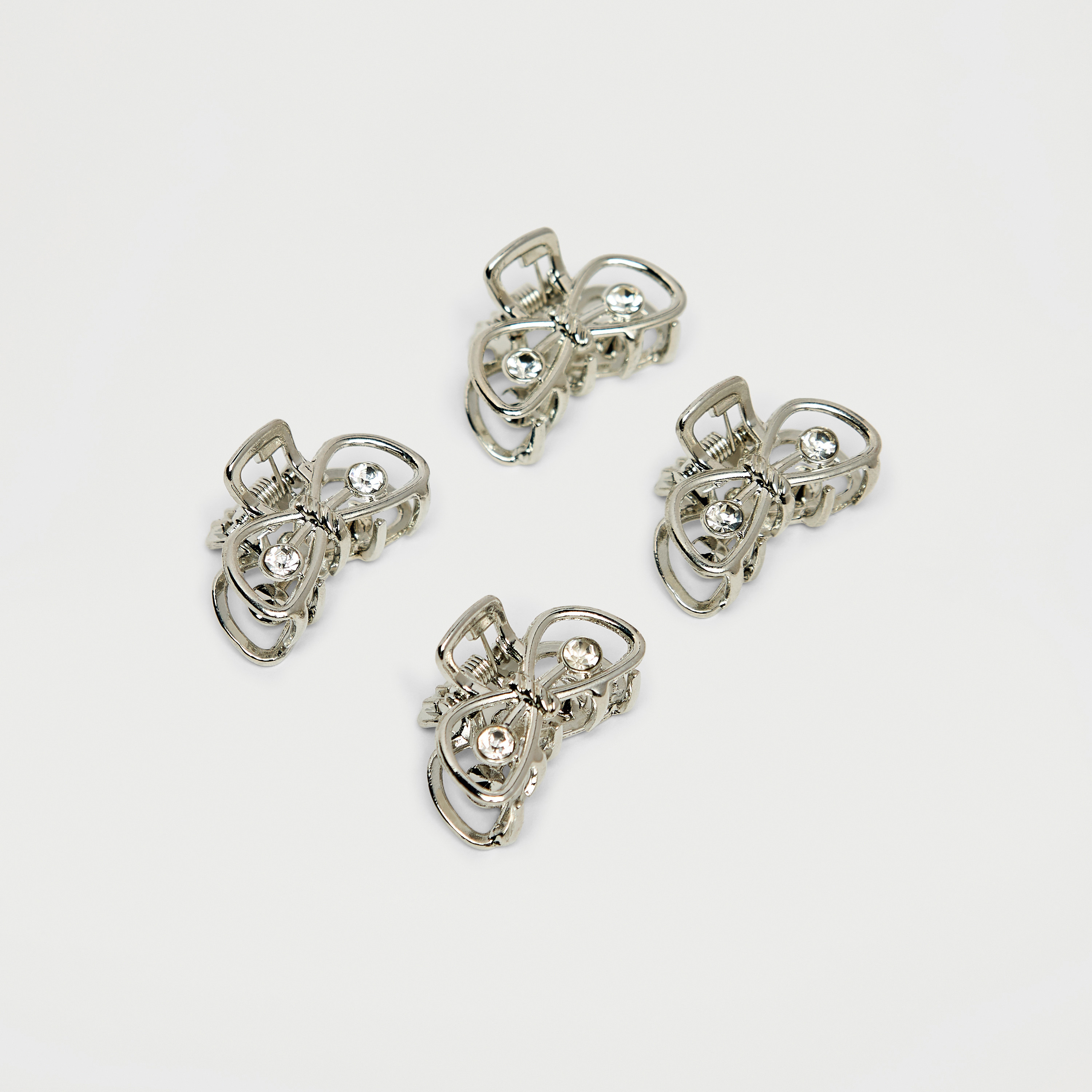 Set of 4 - Embellished Hair Clamp-women-hairaccessories-clamps-image-1