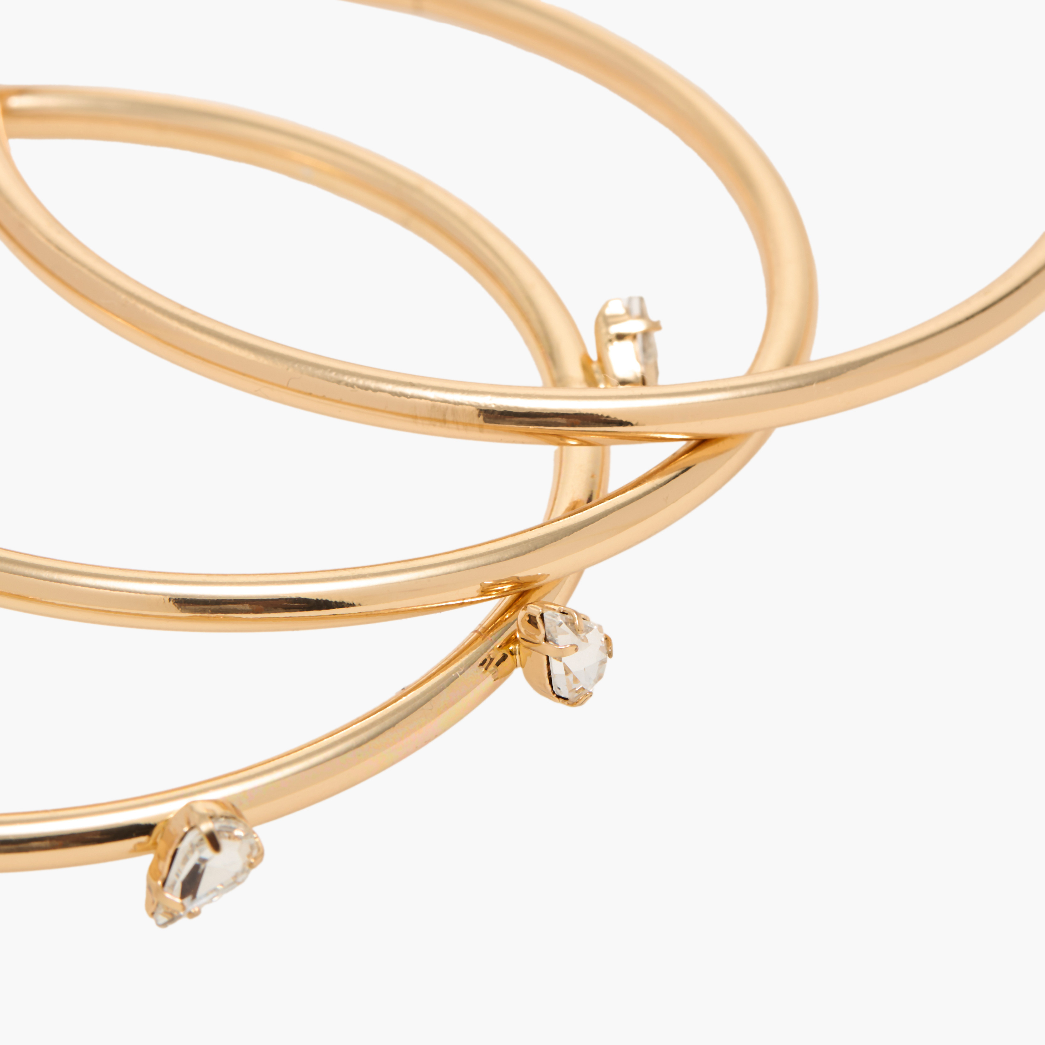 أساور معدن متنوعة - طقم 3 قطع-women-watchesandjewellery-jewellery-banglesandbracelets-image-5