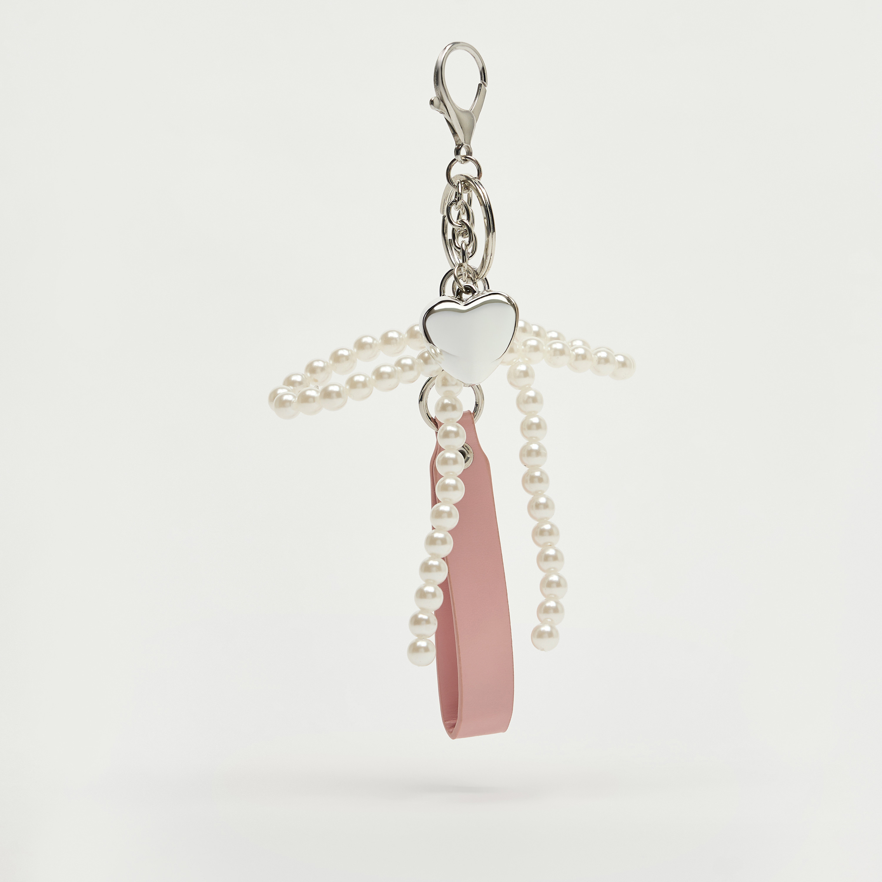 Bow Accent Keychain with Lobster Hook-women-clothingaccessories-novelties-image-1