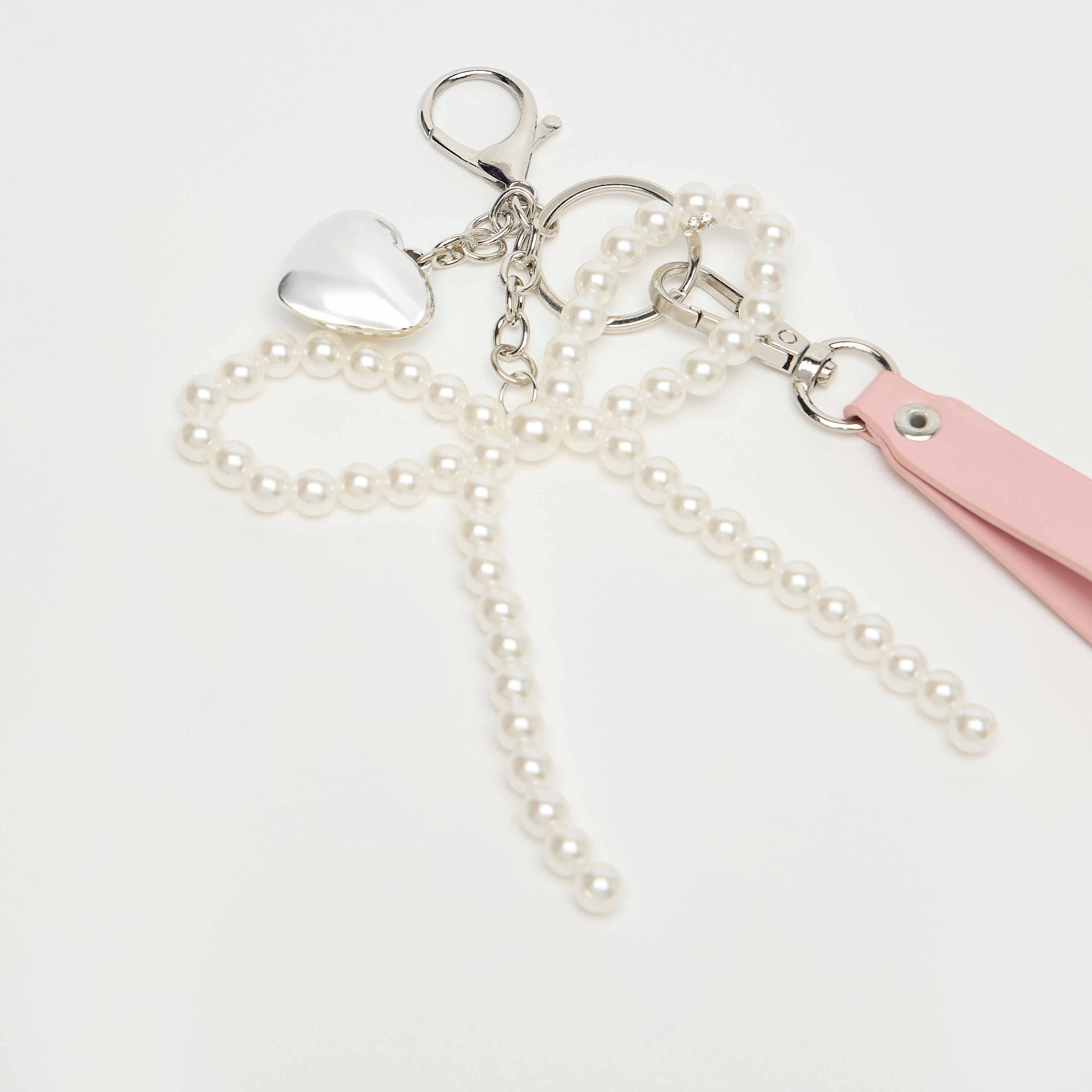 Bow Accent Keychain with Lobster Hook-women-clothingaccessories-novelties-image-3