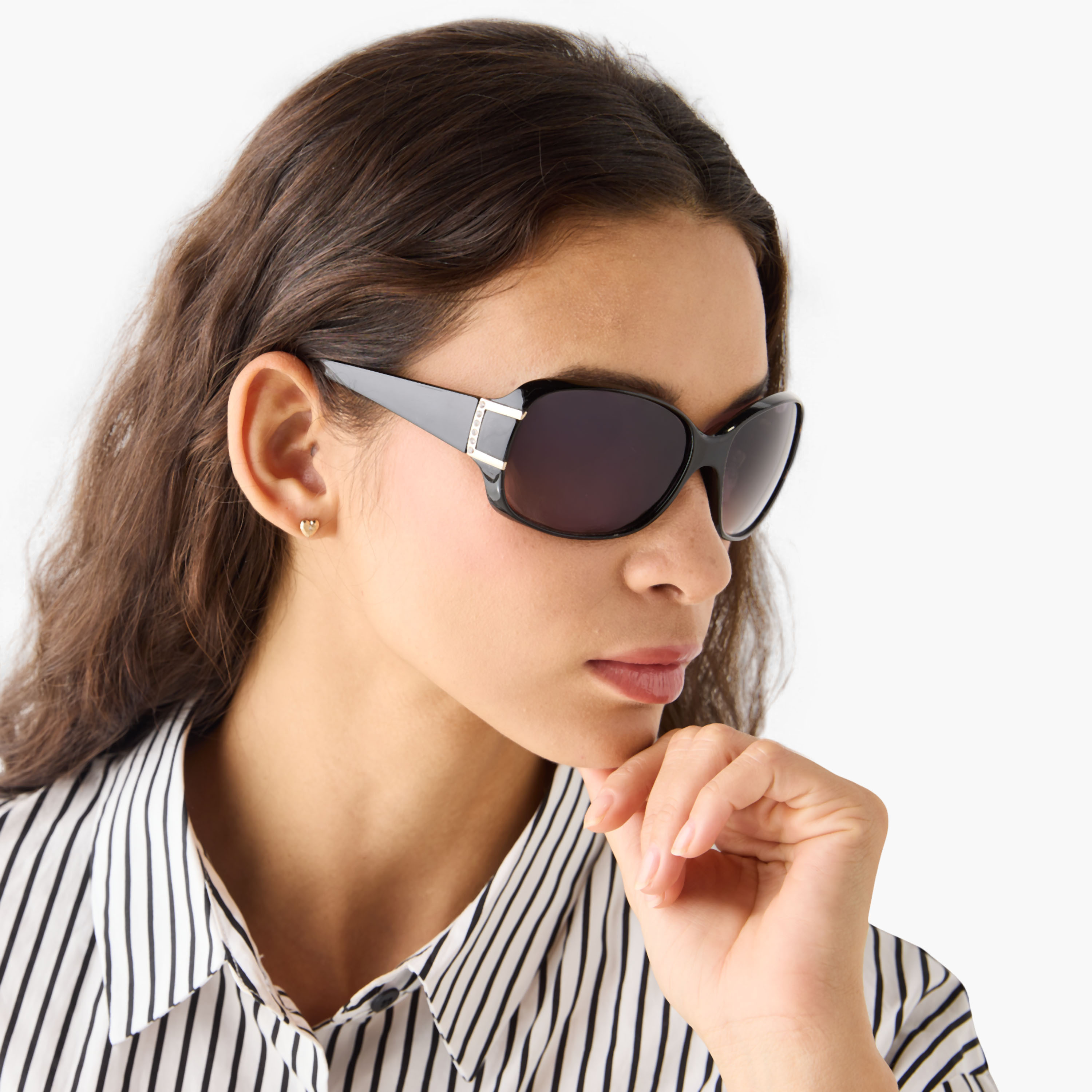 نظّارة شمسية بإطار كامل وعدسات ملونة -women-sunglasses-image-2