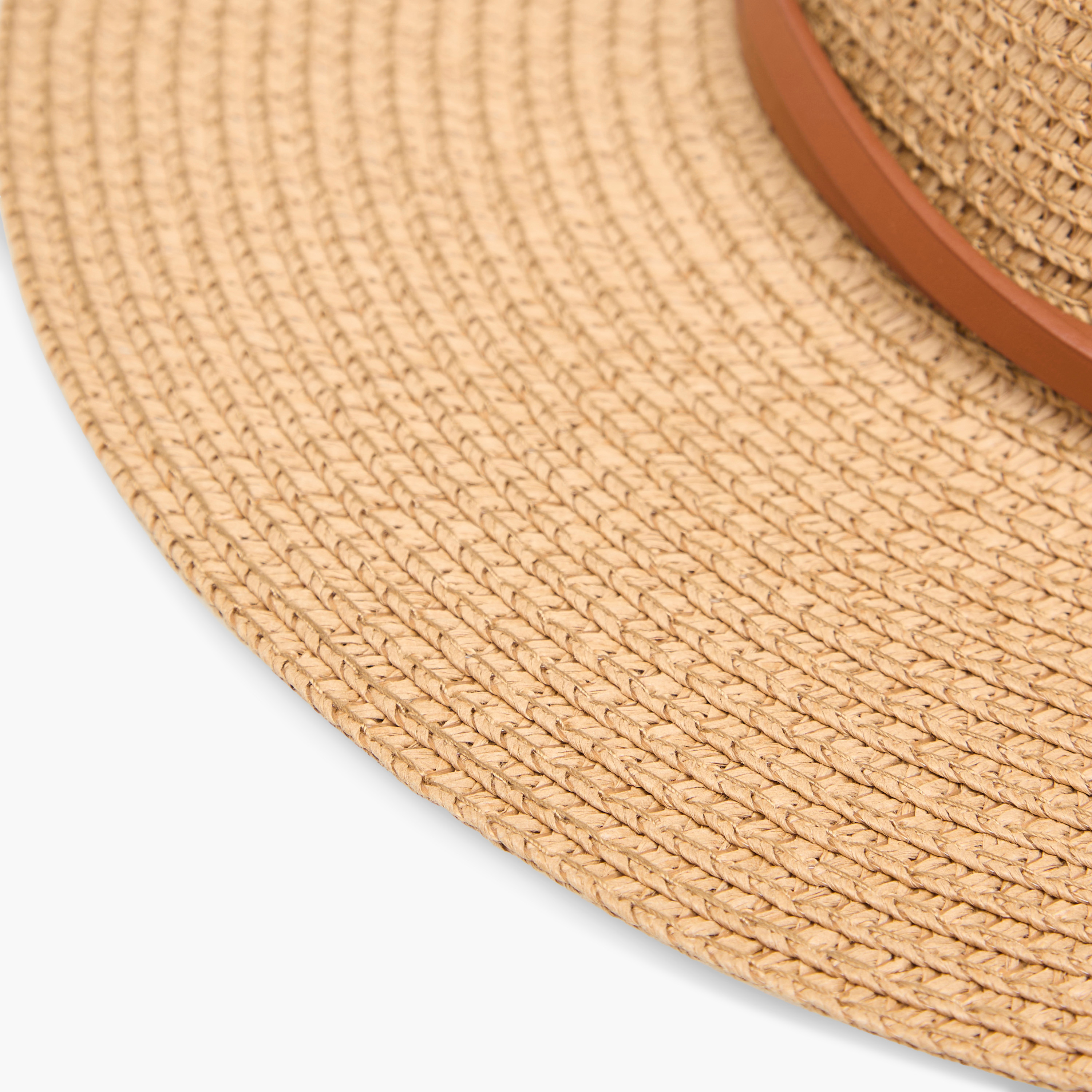 Textured Hat with Belt Detail-women-clothingaccessories-capsandhats-image-7