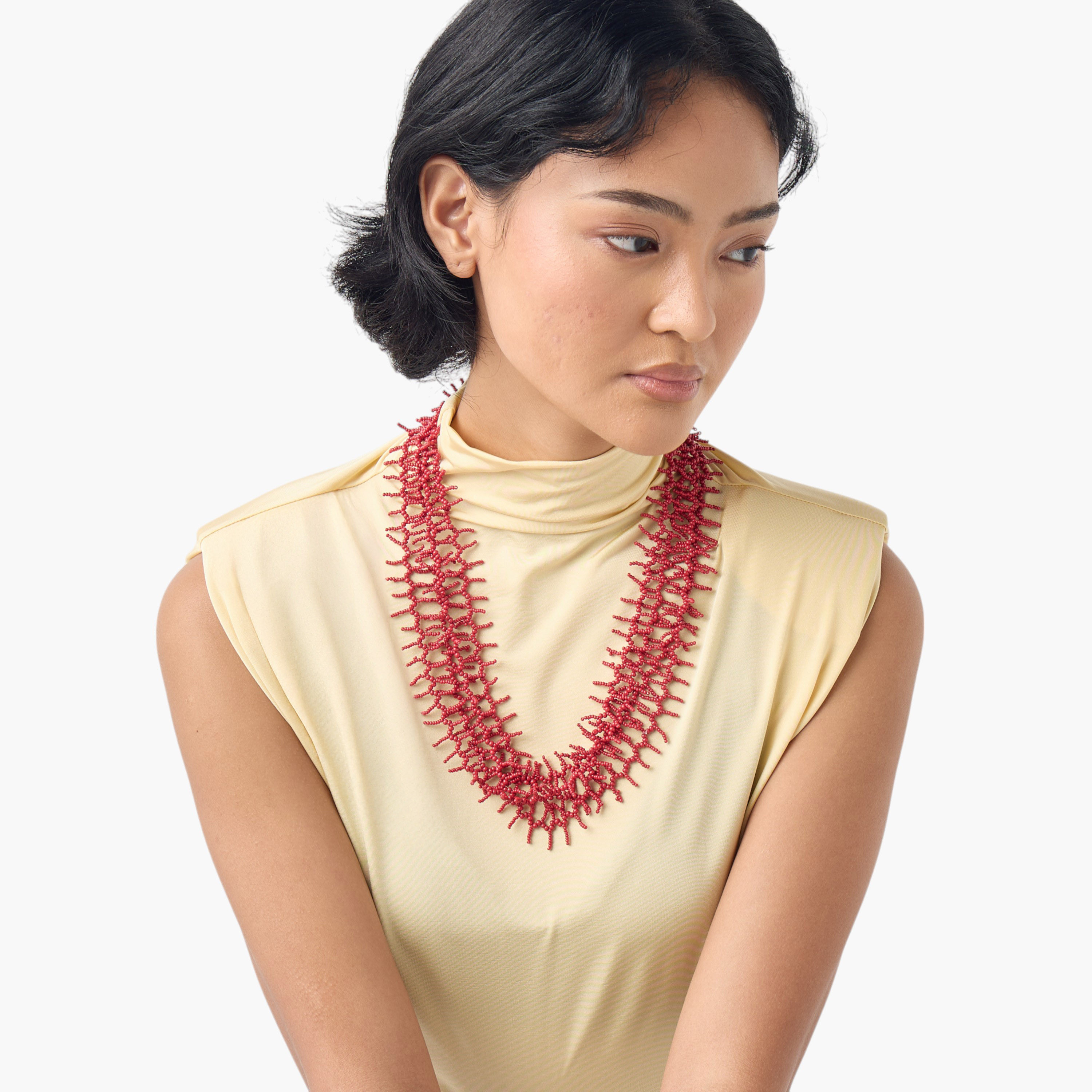 Beaded Necklace with Lobster Clasp Closure-women-watchesandjewellery-jewellery-necklacesandpendants-image-2