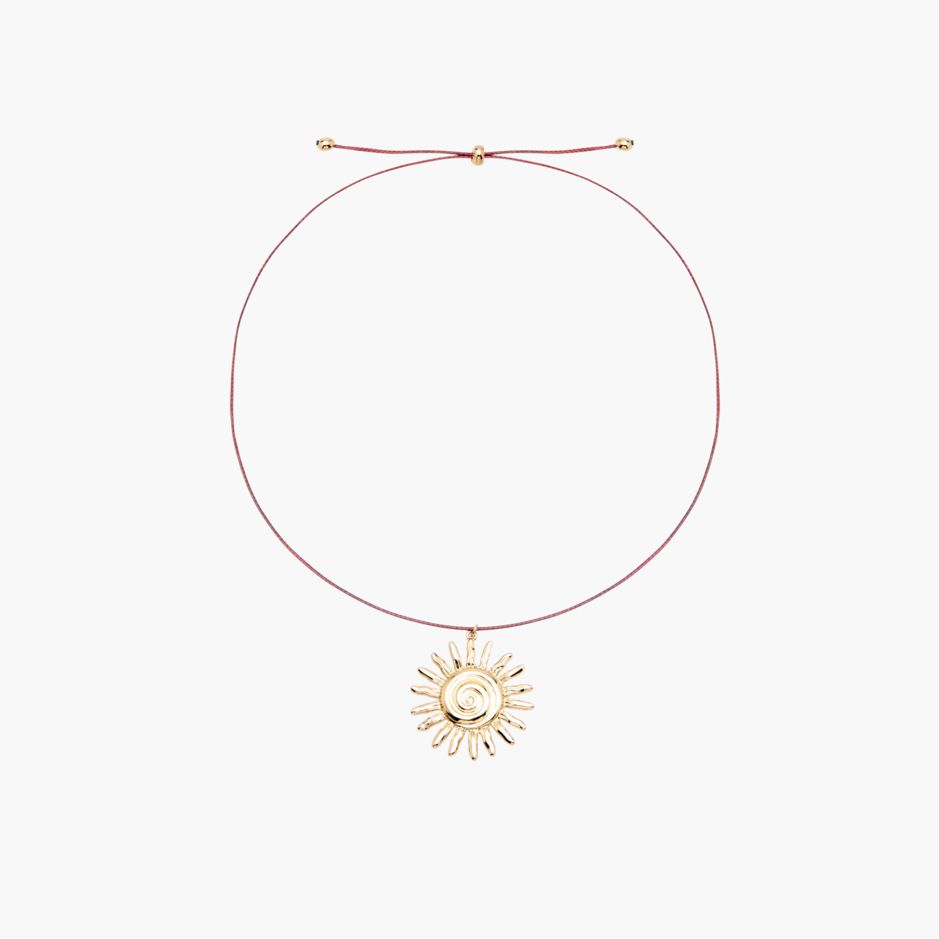 قلادة بدلاية شمس ومشبك قابل للتعديل-women-watchesandjewellery-jewellery-necklacesandpendants-image-1
