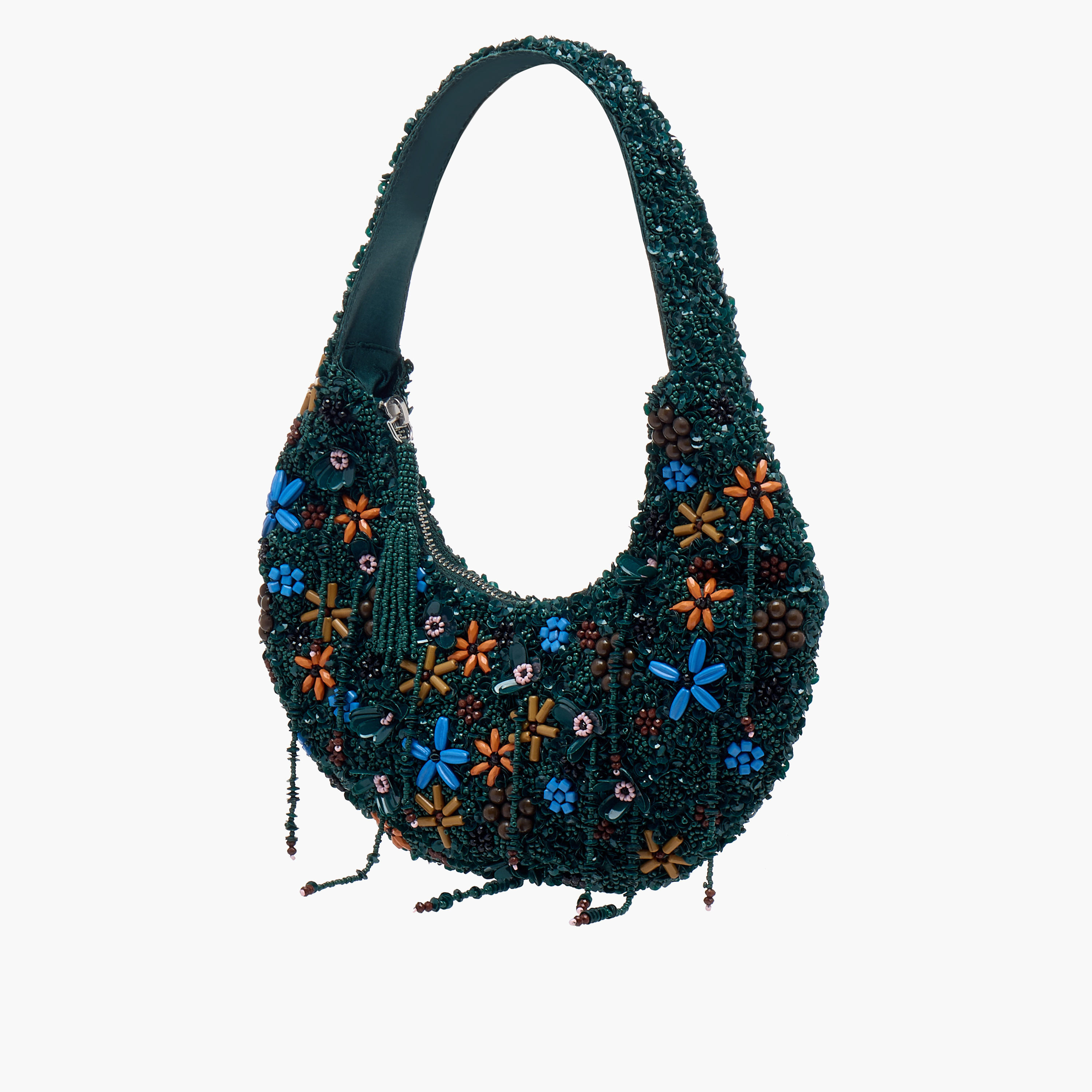 Embellished Shoulder Bag with Zip Closure-women-bagsandwallets-handbags-image-3
