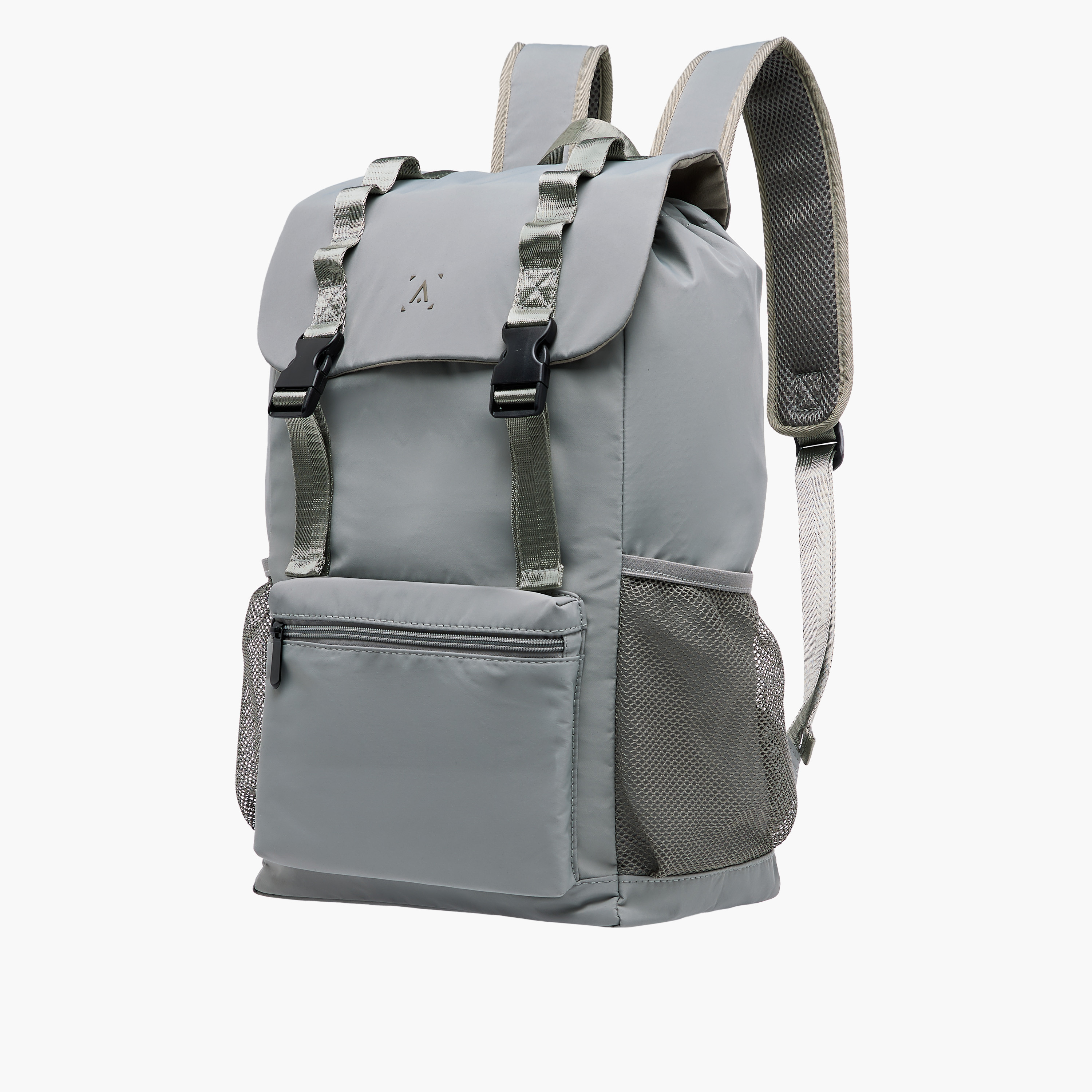 شنطة ظهر بأحزمة كتف قابلة للتعديل وإبزيم إغلاق - 27x16x45 سم-women-bagsandwallets-backpacks-image-4