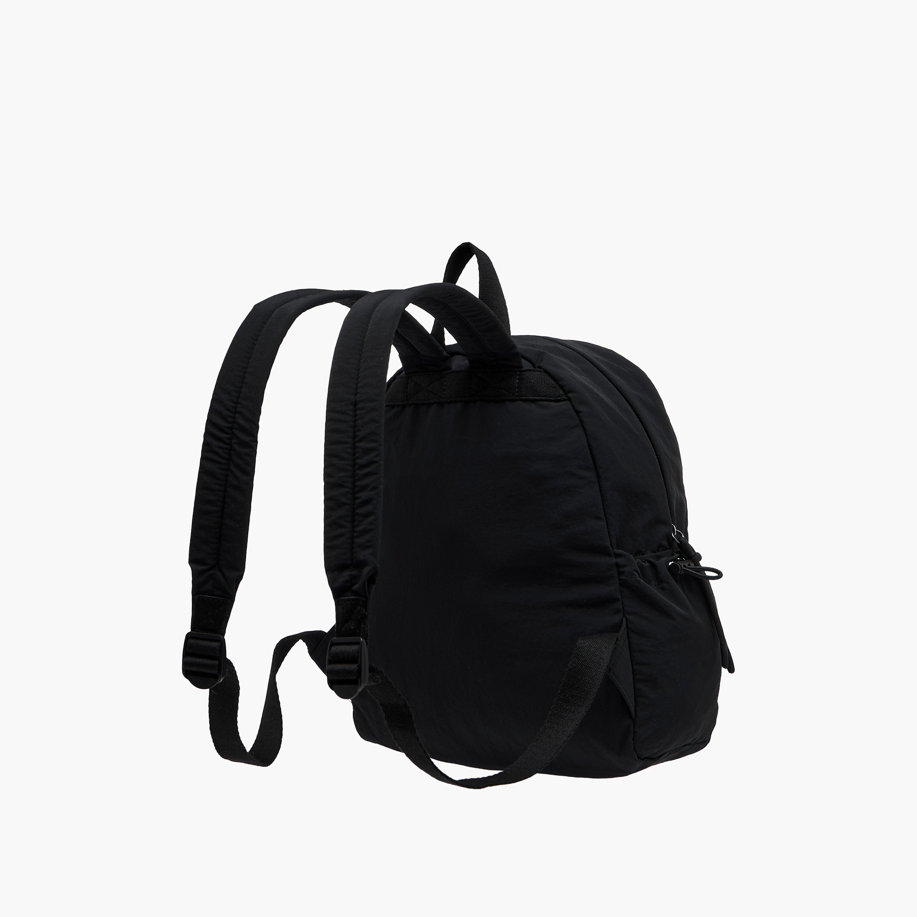 Canvas Backpack with Adjustable Shoulder Straps and Zip Closure - 27.5x13x35 cm-women-bagsandwallets-backpacks-image-4