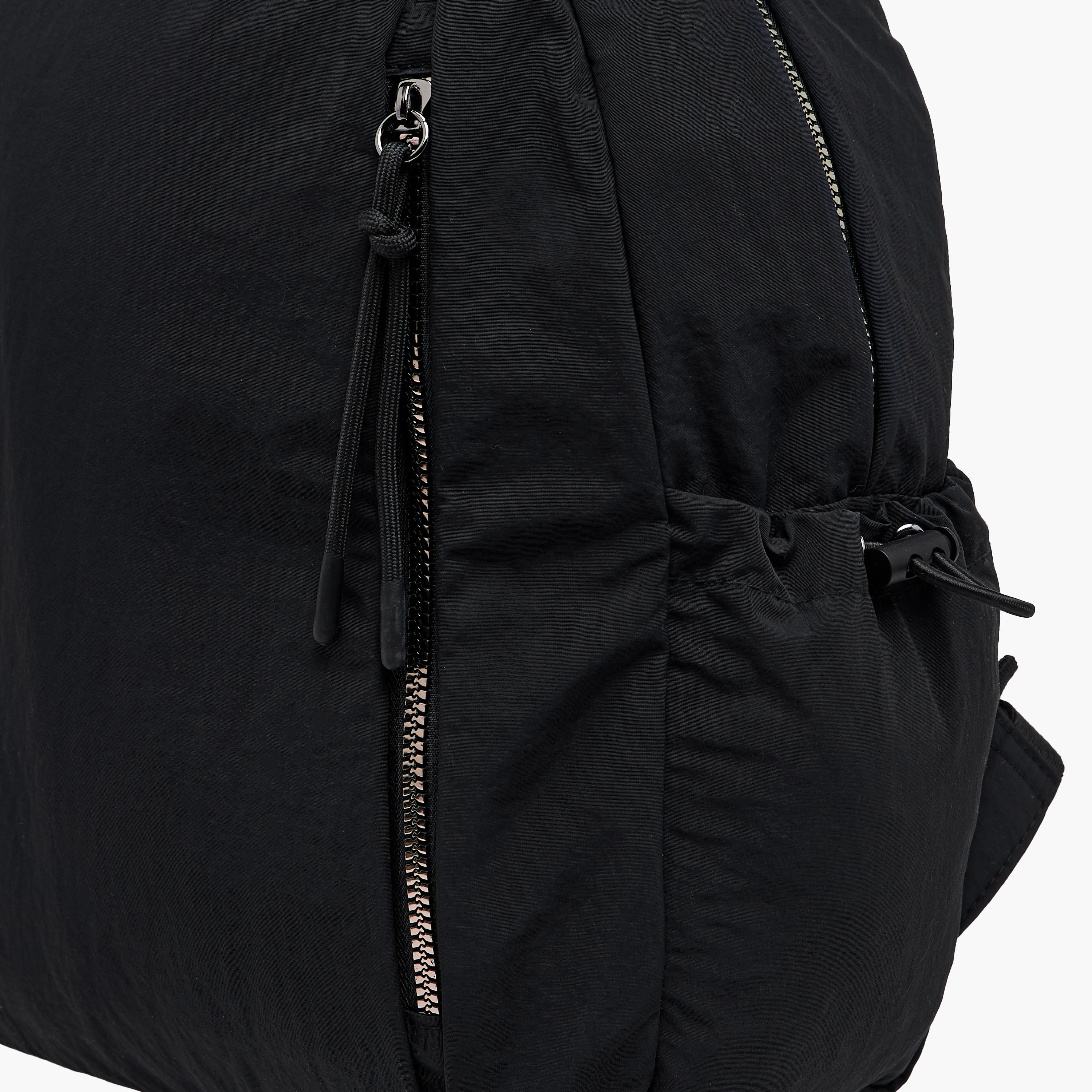 Canvas Backpack with Adjustable Shoulder Straps and Zip Closure - 27.5x13x35 cm-women-bagsandwallets-backpacks-image-6