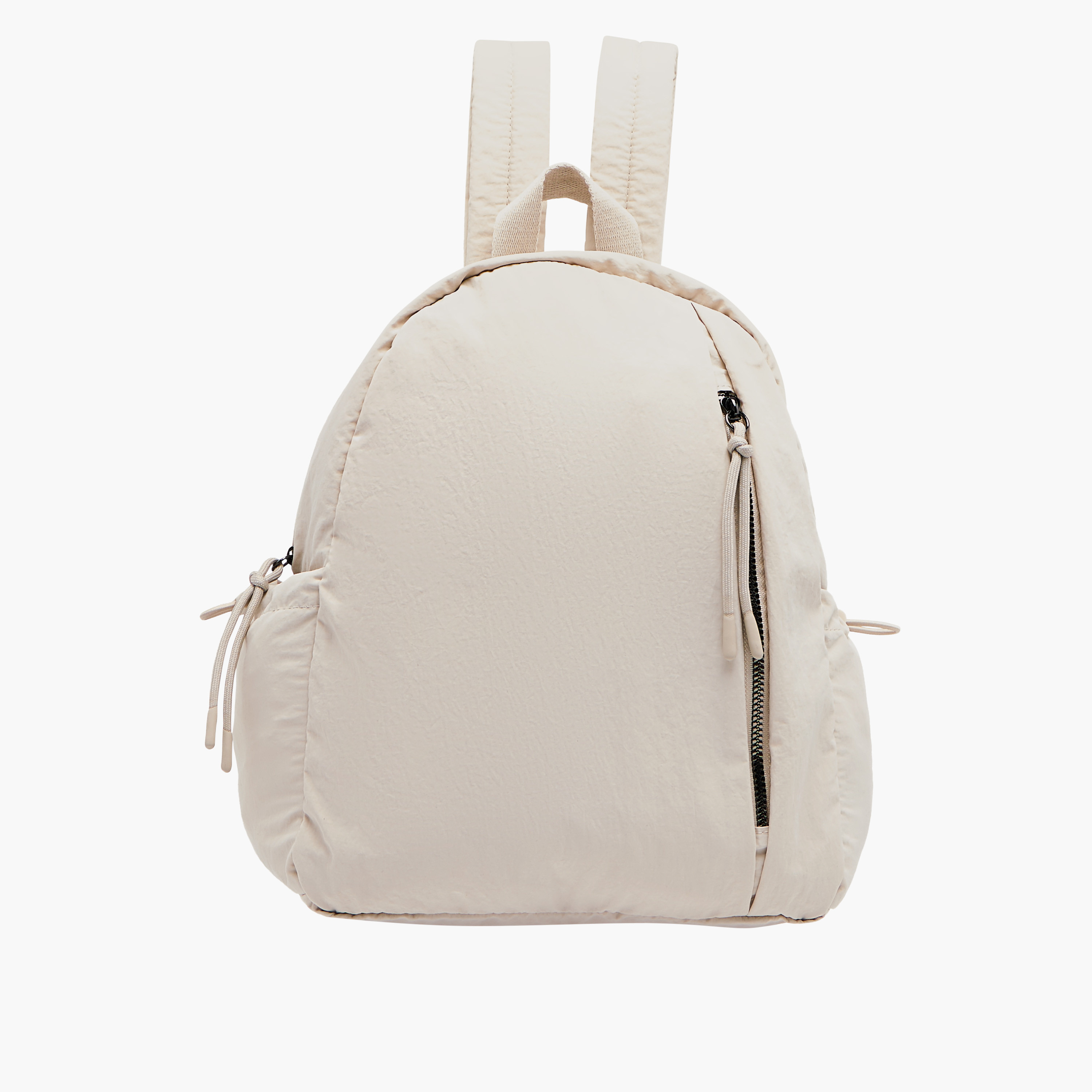 Canvas Backpack with Adjustable Shoulder Straps and Zip Closure - 27.5x13x35 cm-women-bagsandwallets-backpacks-image-1