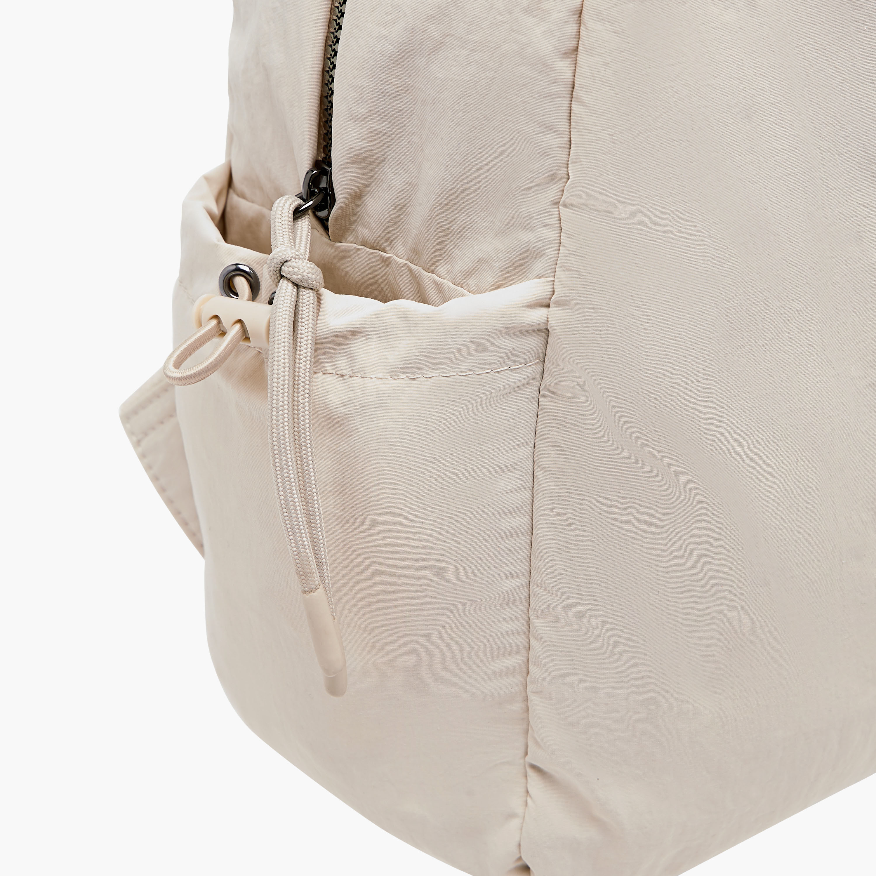 Canvas Backpack with Adjustable Shoulder Straps and Zip Closure - 27.5x13x35 cm-women-bagsandwallets-backpacks-image-5