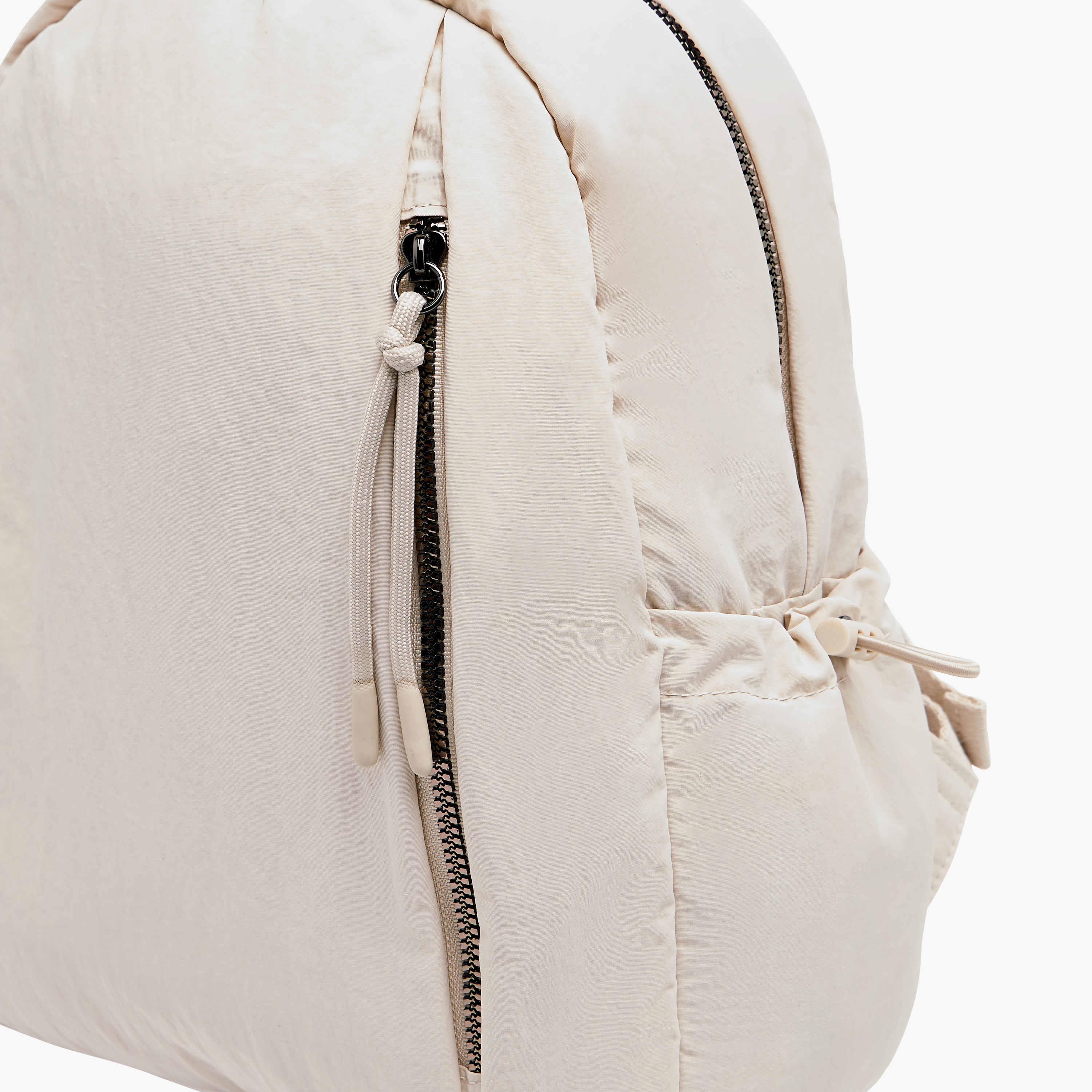 Canvas Backpack with Adjustable Shoulder Straps and Zip Closure - 27.5x13x35 cm-women-bagsandwallets-backpacks-image-6