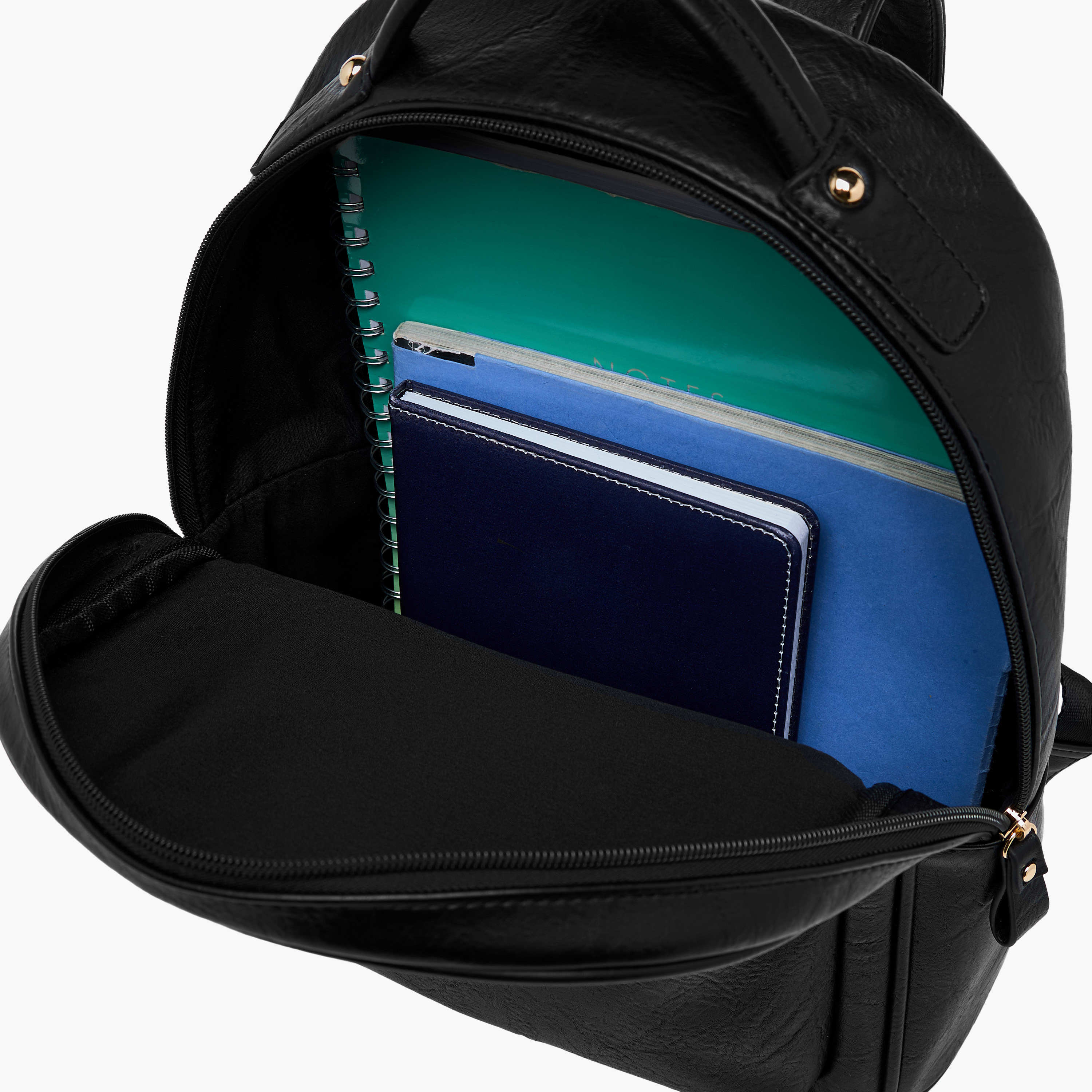 Textured Backpack with Adjustable Shoulder Straps and Zip Closure-women-bagsandwallets-backpacks-image-7
