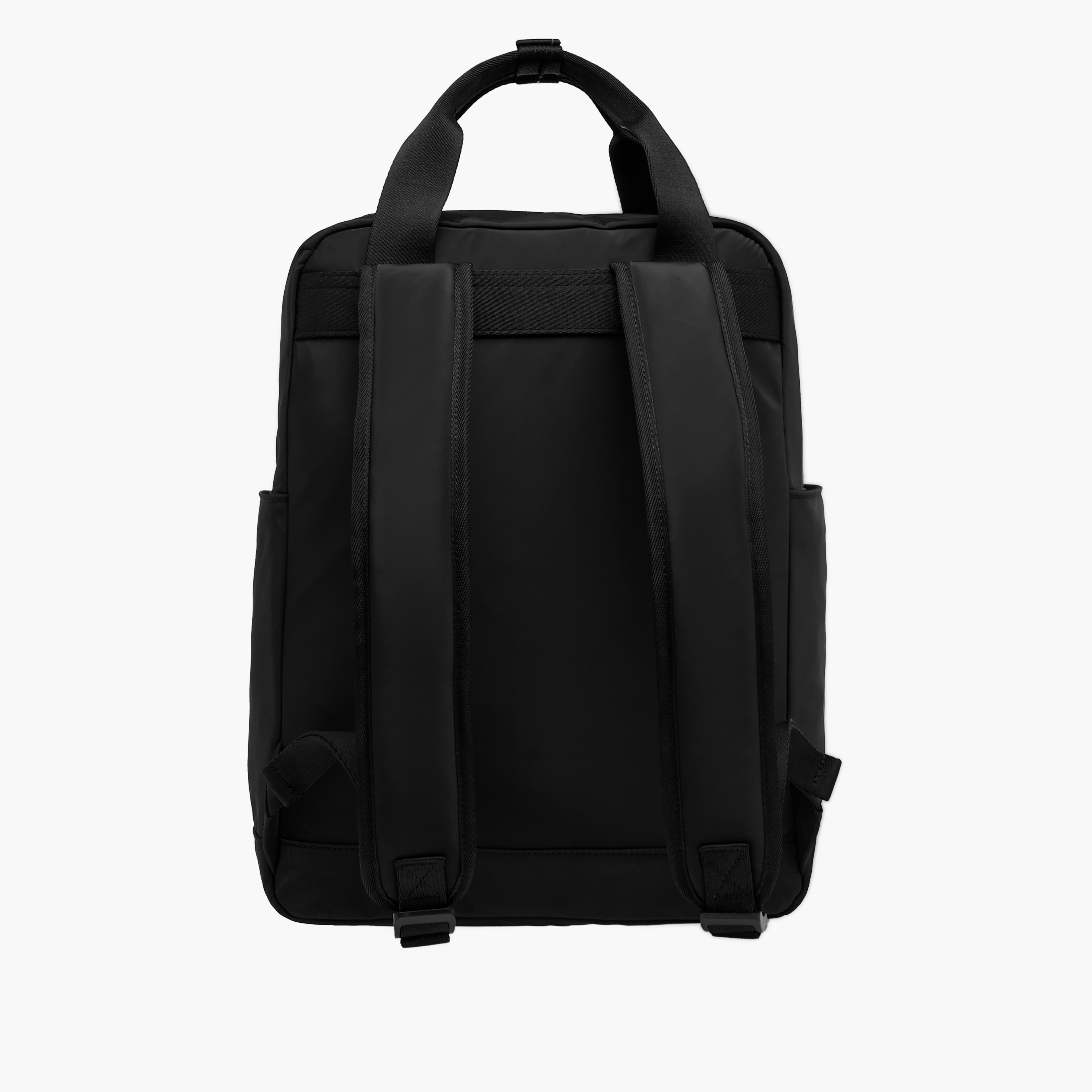 Kappa Logo Print Backpack with Adjustable Shoulder Straps and Pouch - 31.5x14x45 cm-women-bagsandwallets-backpacks-image-5