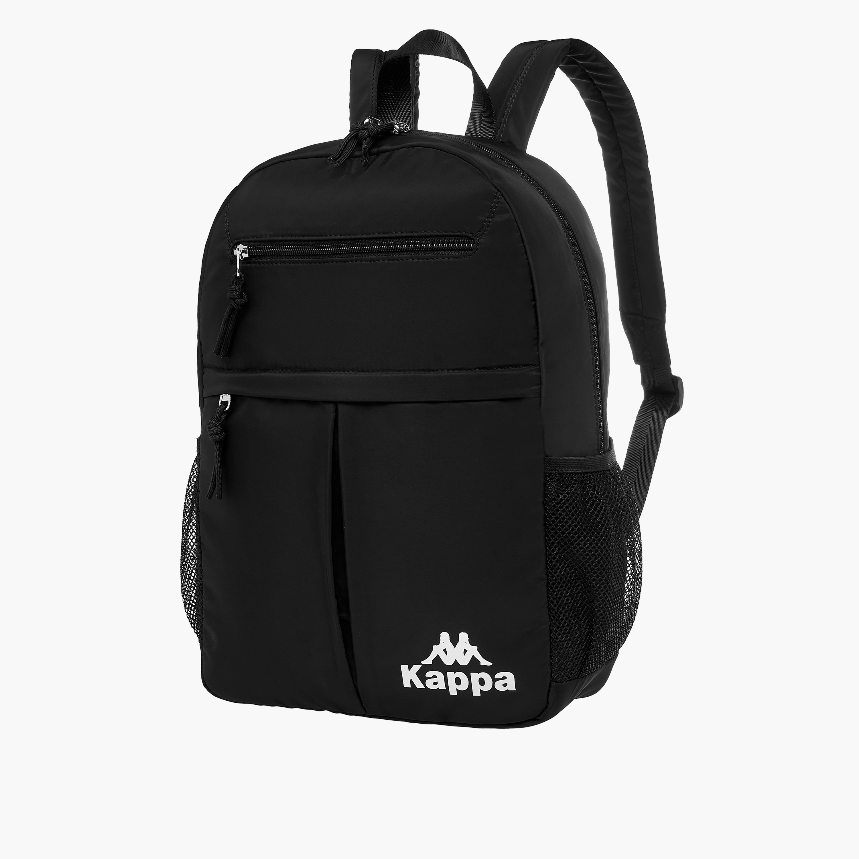 Kappa Logo Print Backpack with Adjustable Shoulder Straps - 27x14x42 cm-women-bagsandwallets-backpacks-image-4