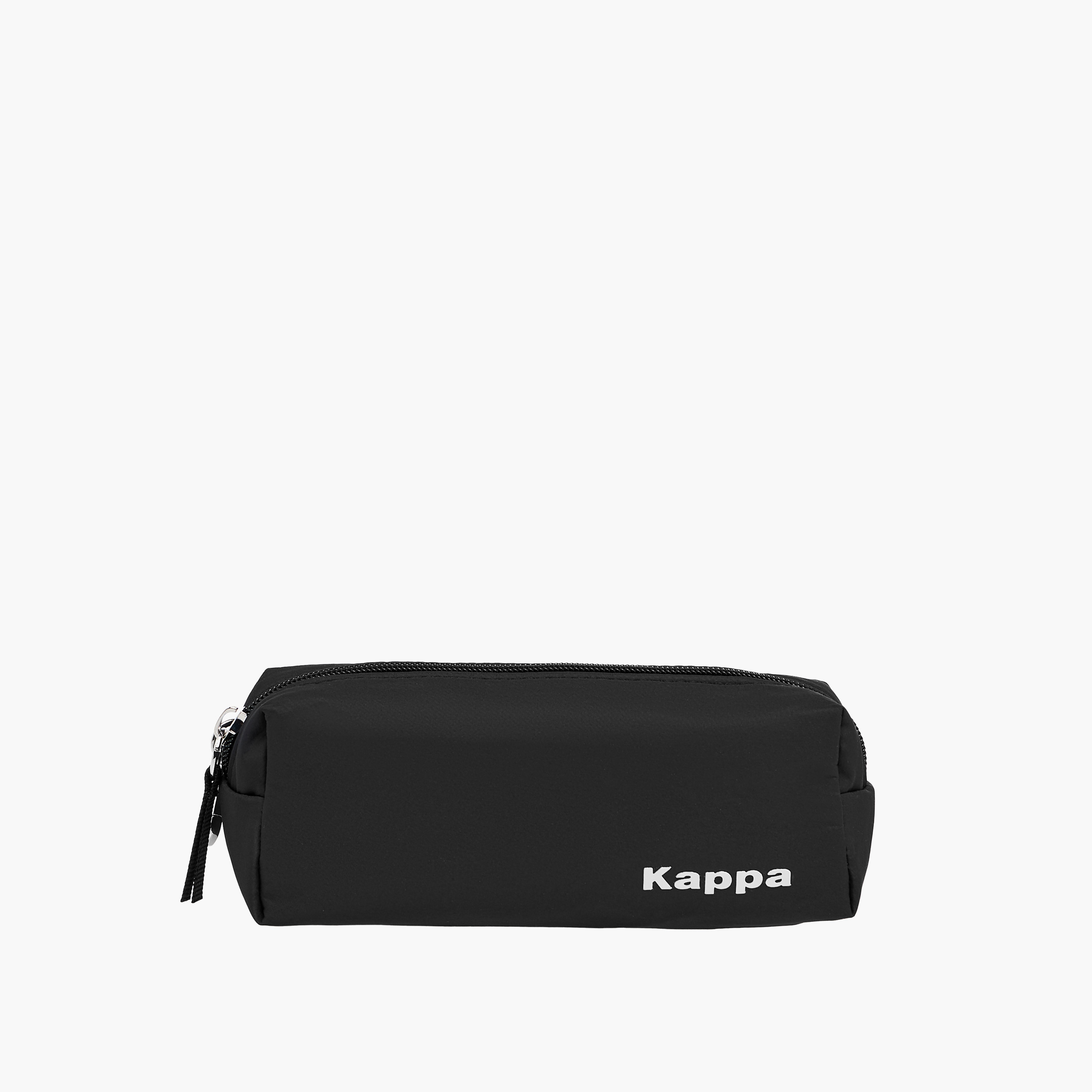 Kappa Logo Print Backpack with Adjustable Shoulder Straps and Pouch - 28x14x36 cm-women-bagsandwallets-backpacks-image-5
