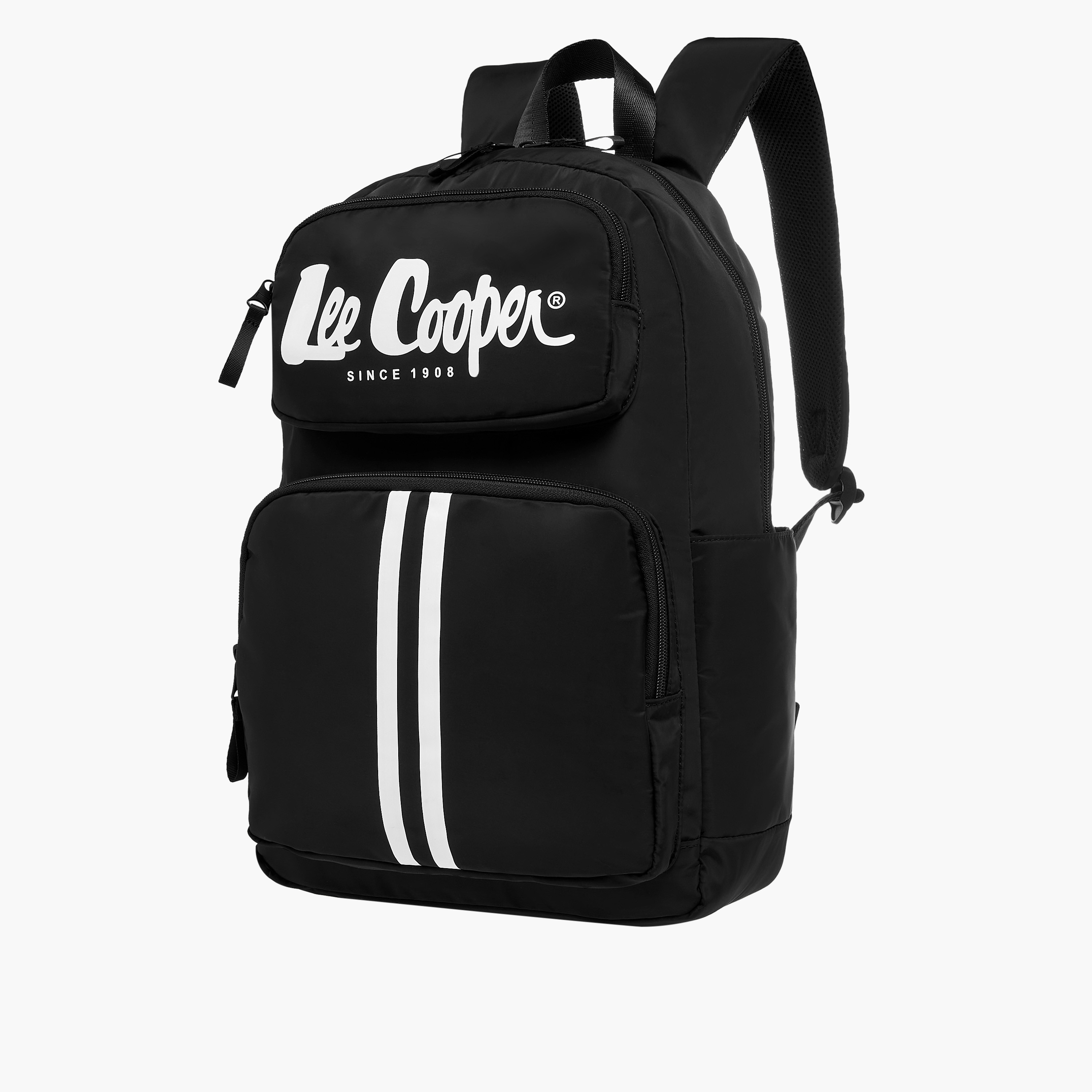 شنطة ظهر بأحزمة كتف قابلة للتعديل وطبعات الشعار من لي كوبر - 28x13.5x44 سم-women-bagsandwallets-backpacks-image-4