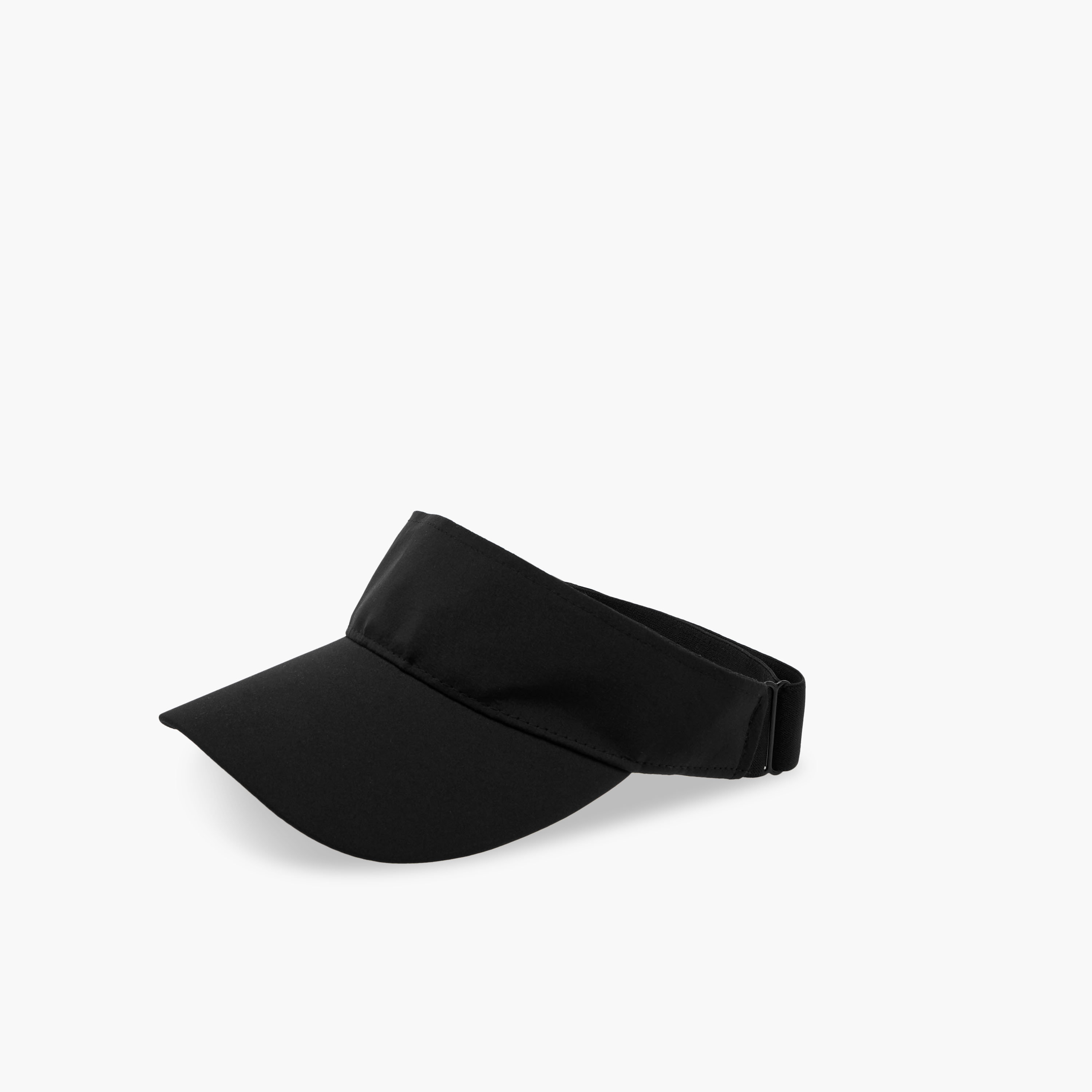 Stitch Detail Visor Cap with Elasticated Strap-women-clothingaccessories-capsandhats-image-3