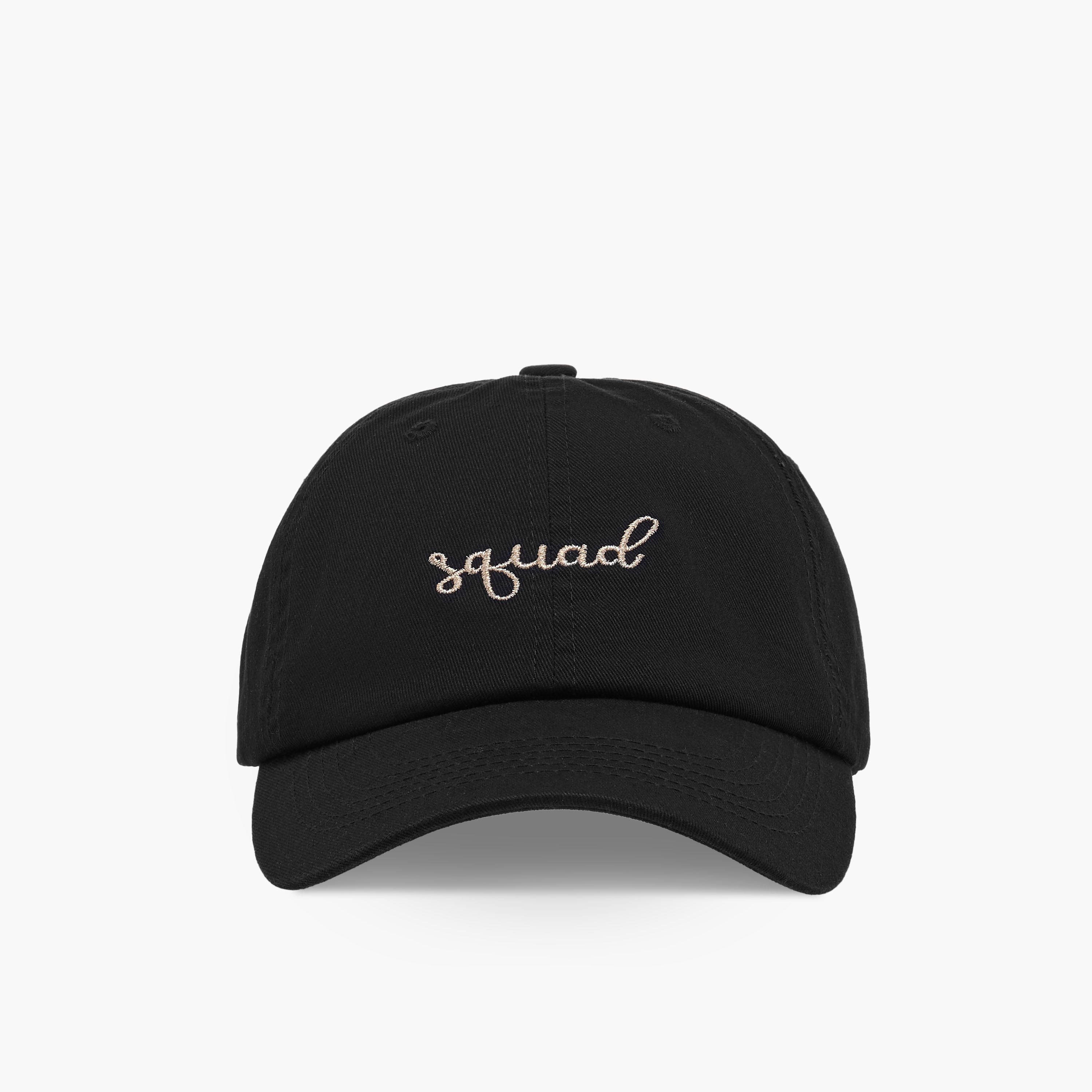 Slogan Embroidered Cap with Buckled Strap Closure-women-clothingaccessories-capsandhats-image-1