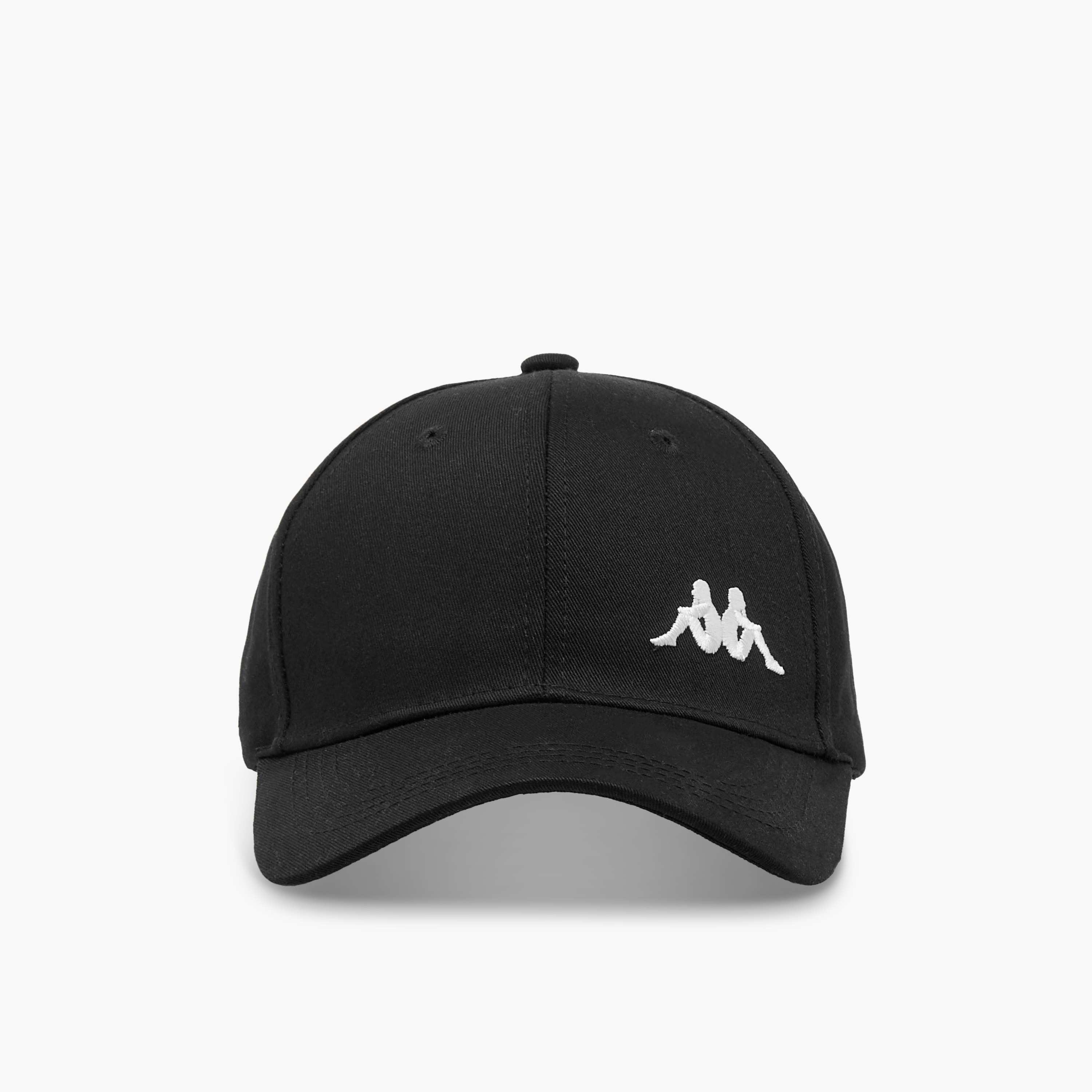 Kappa Logo Embroidered Cap with Buckle Strap Closure-women-clothingaccessories-capsandhats-image-1