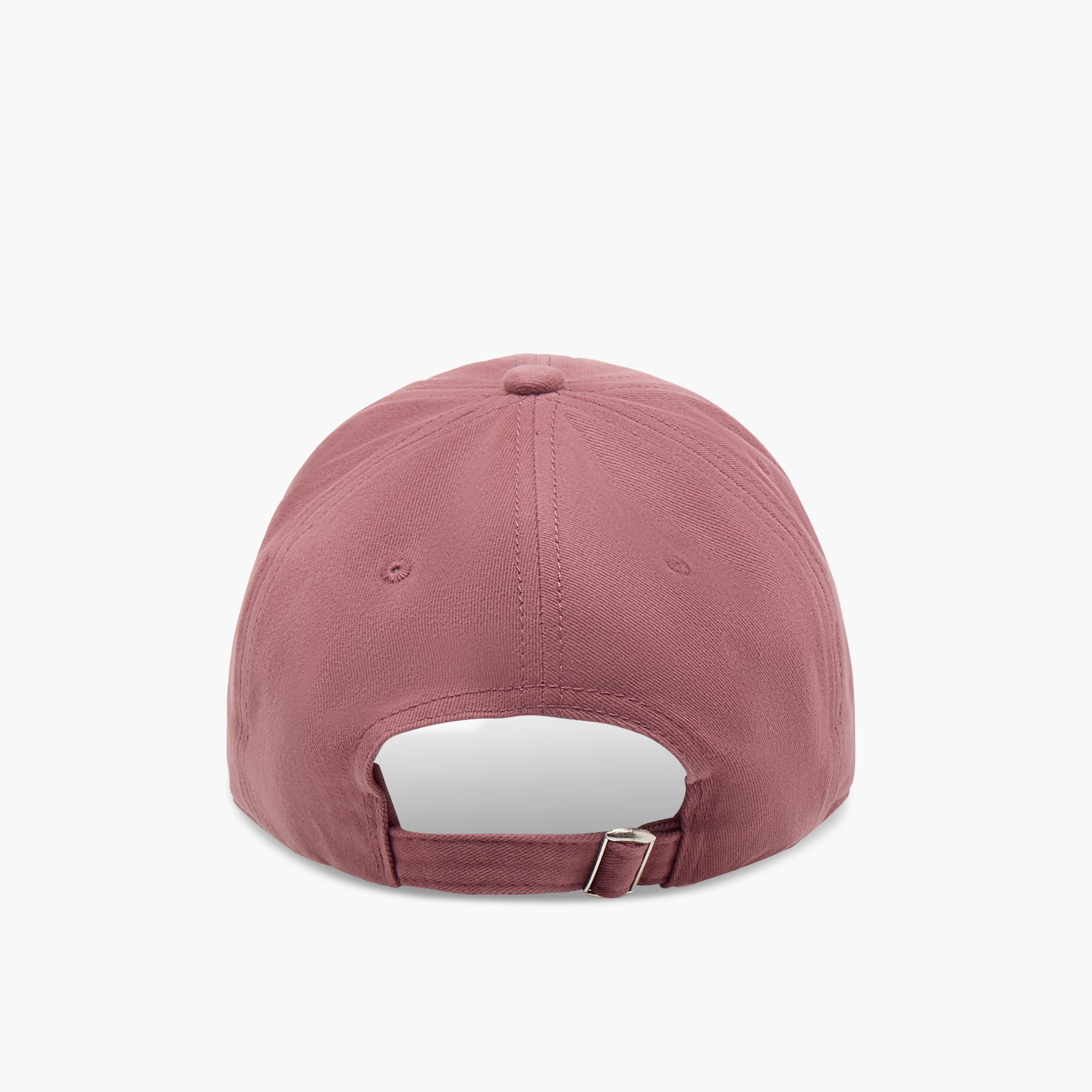 Embossed Detail Cap with Buckle Strap Closure-women-clothingaccessories-capsandhats-image-5
