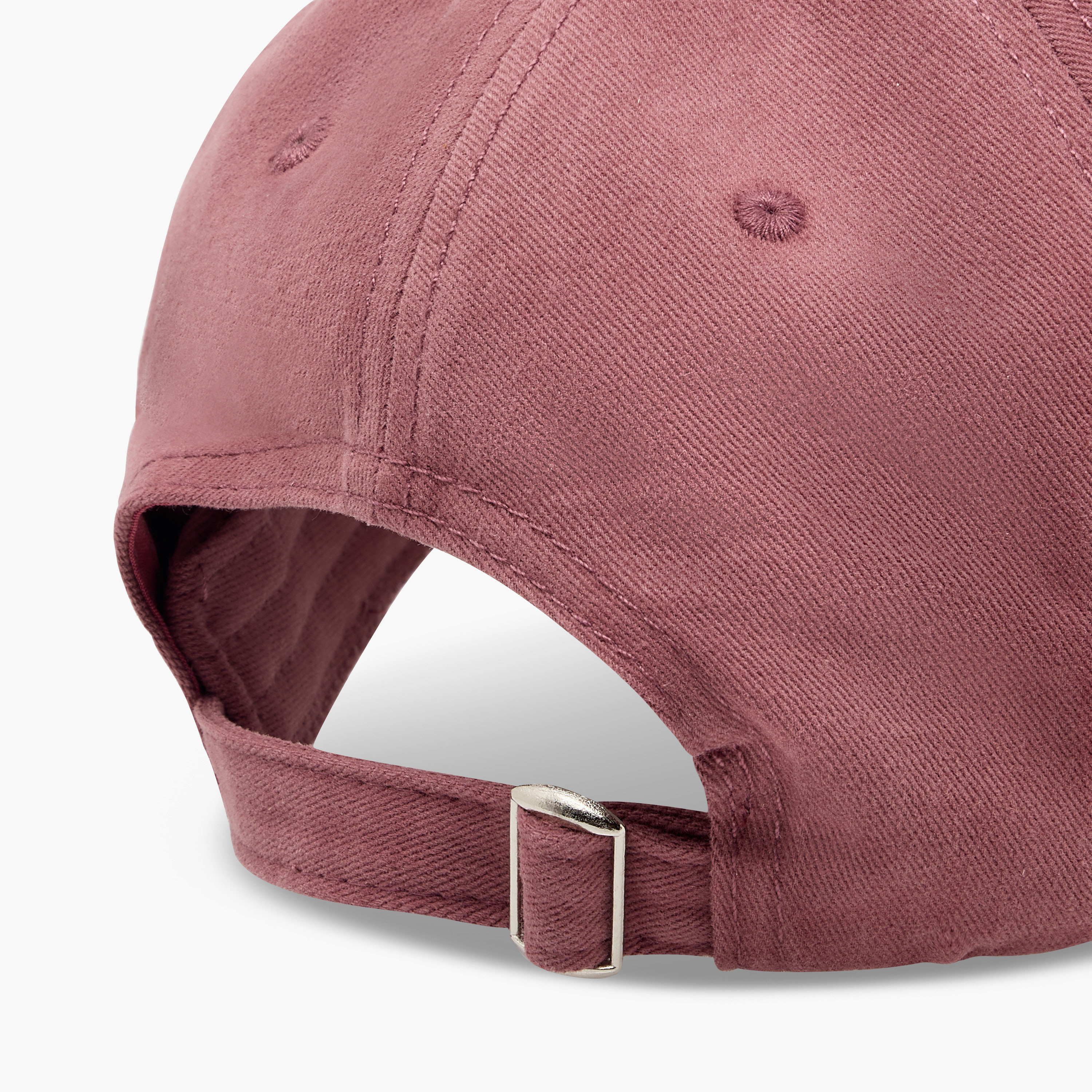 Embossed Detail Cap with Buckle Strap Closure-women-clothingaccessories-capsandhats-image-7