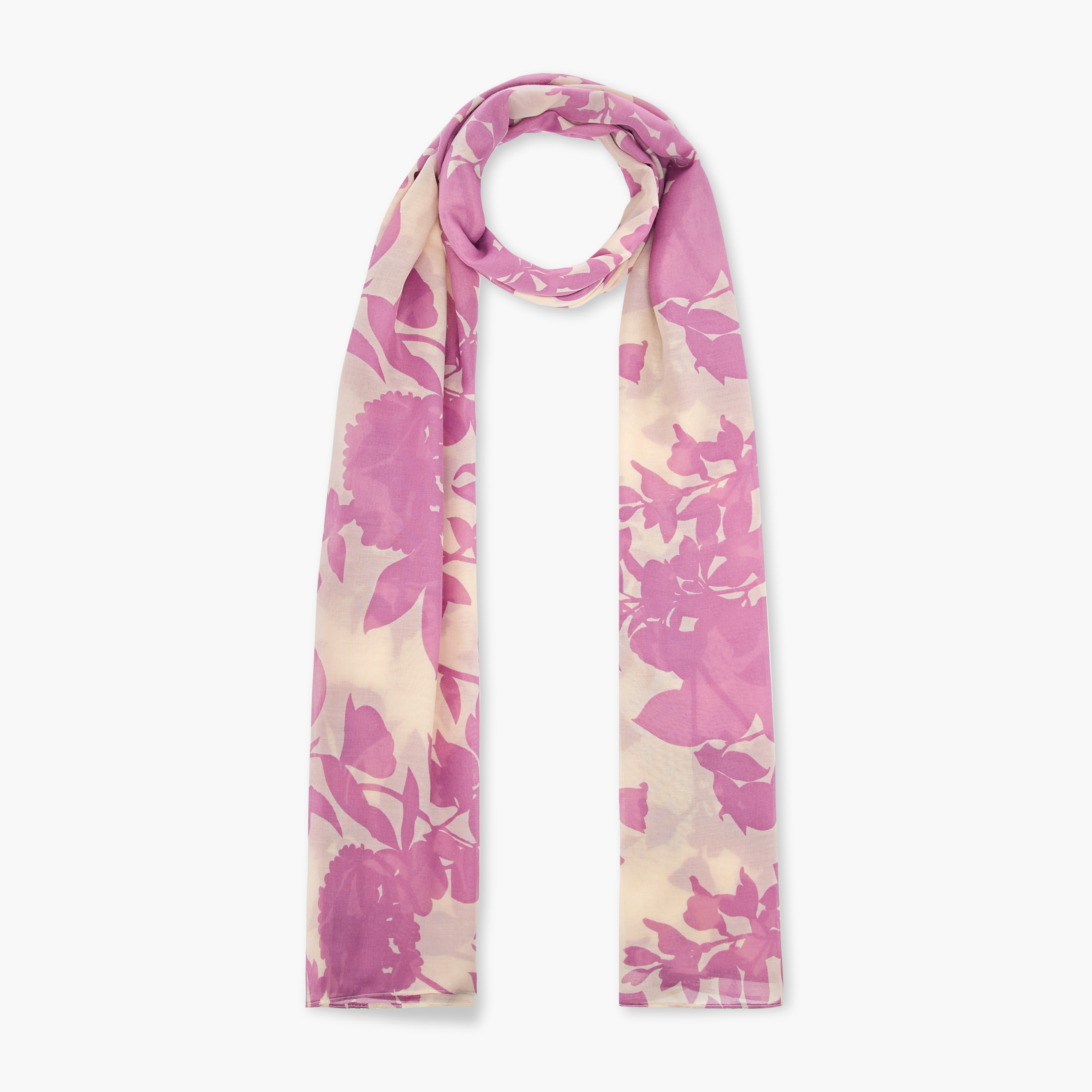 Floral Print Scarf-women-winterwear-scarves-image-1