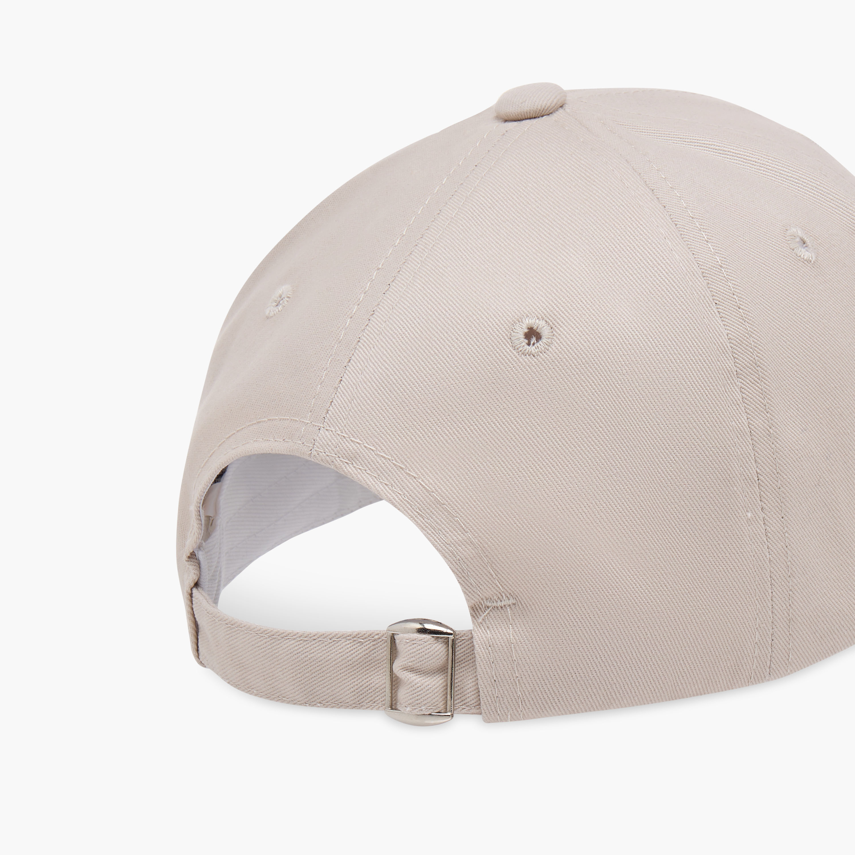 Canvas Baseball Cap with Buckled Strap Closure-women-clothingaccessories-capsandhats-image-7
