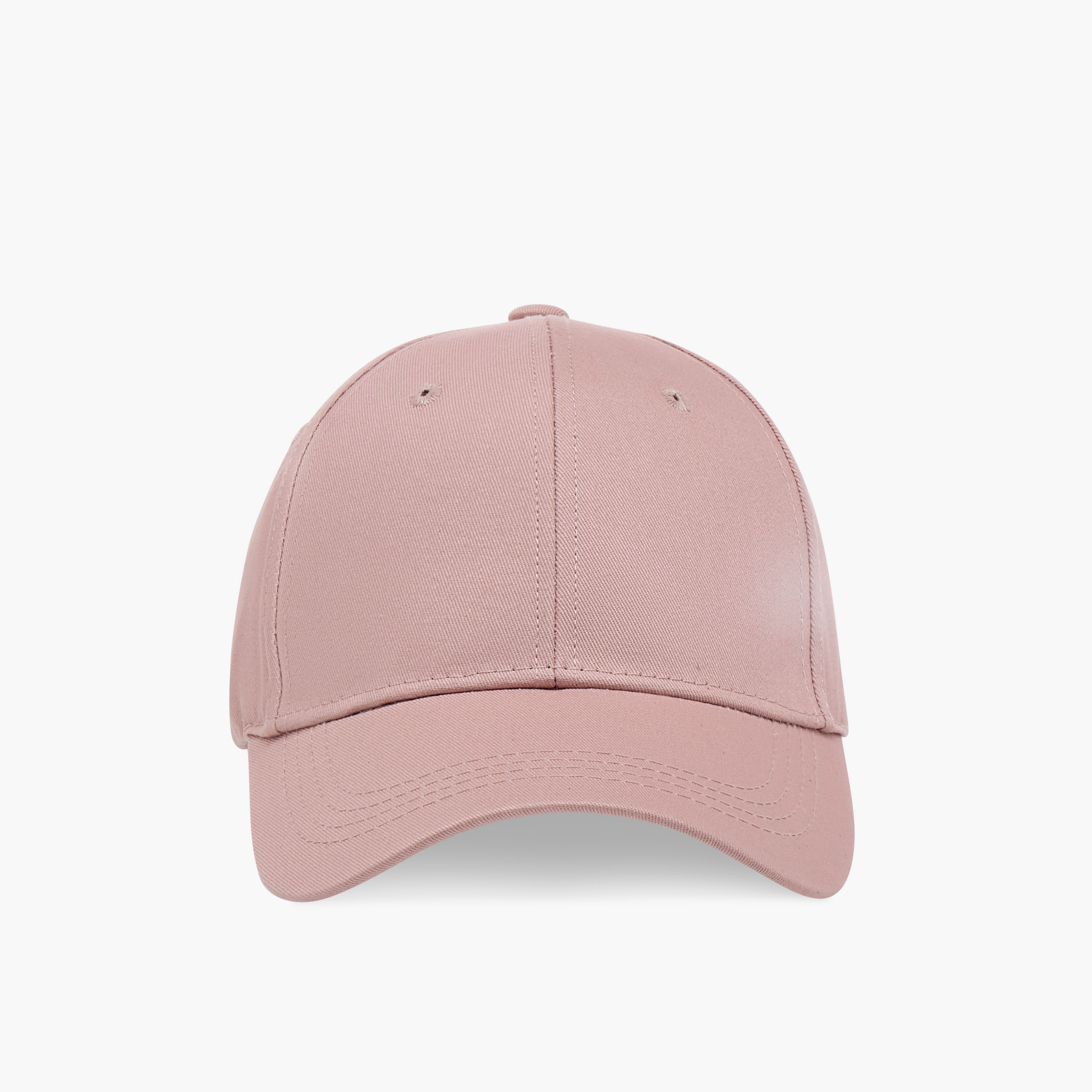Canvas Baseball Cap with Buckled Strap Closure-women-clothingaccessories-capsandhats-image-1