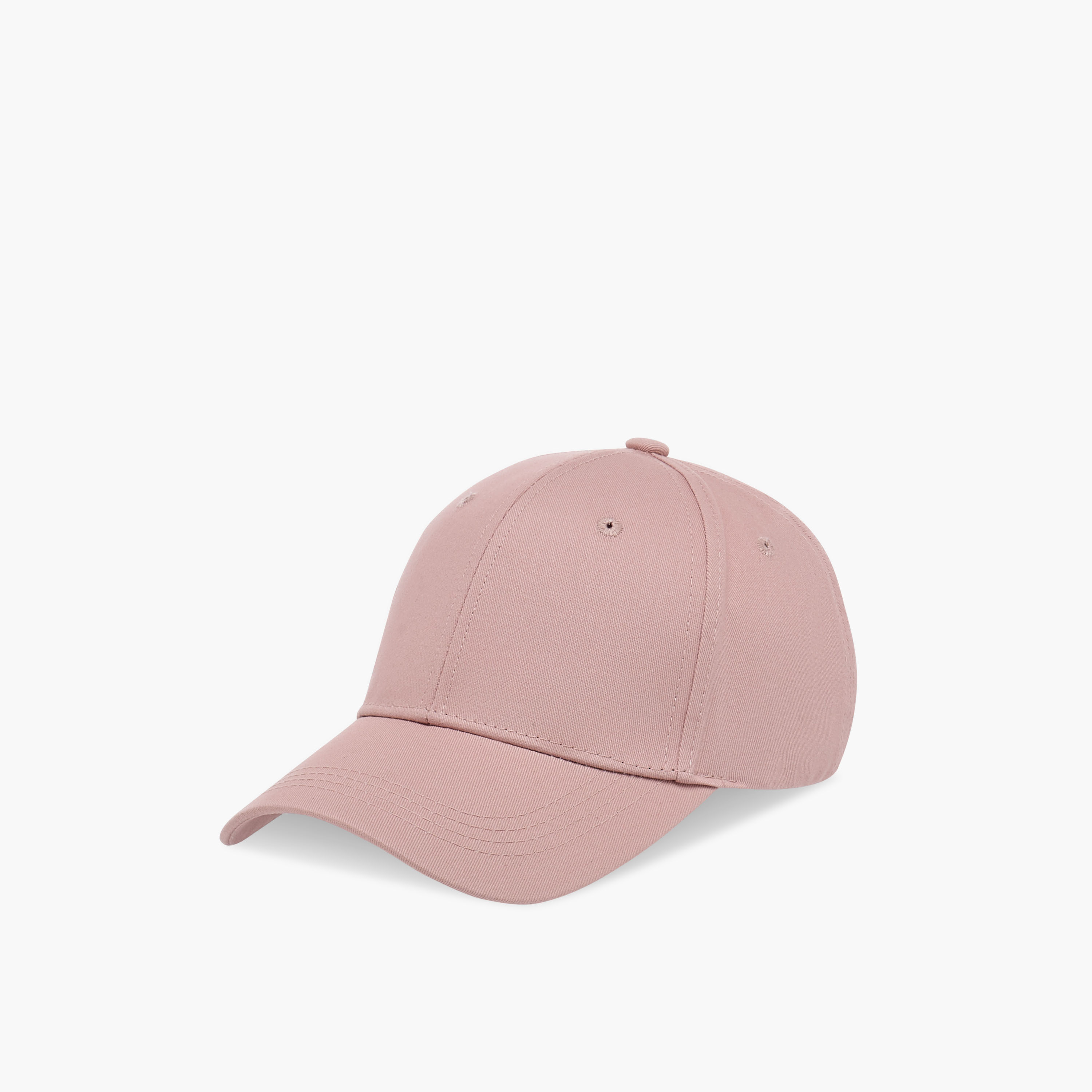 Canvas Baseball Cap with Buckled Strap Closure-women-clothingaccessories-capsandhats-image-3