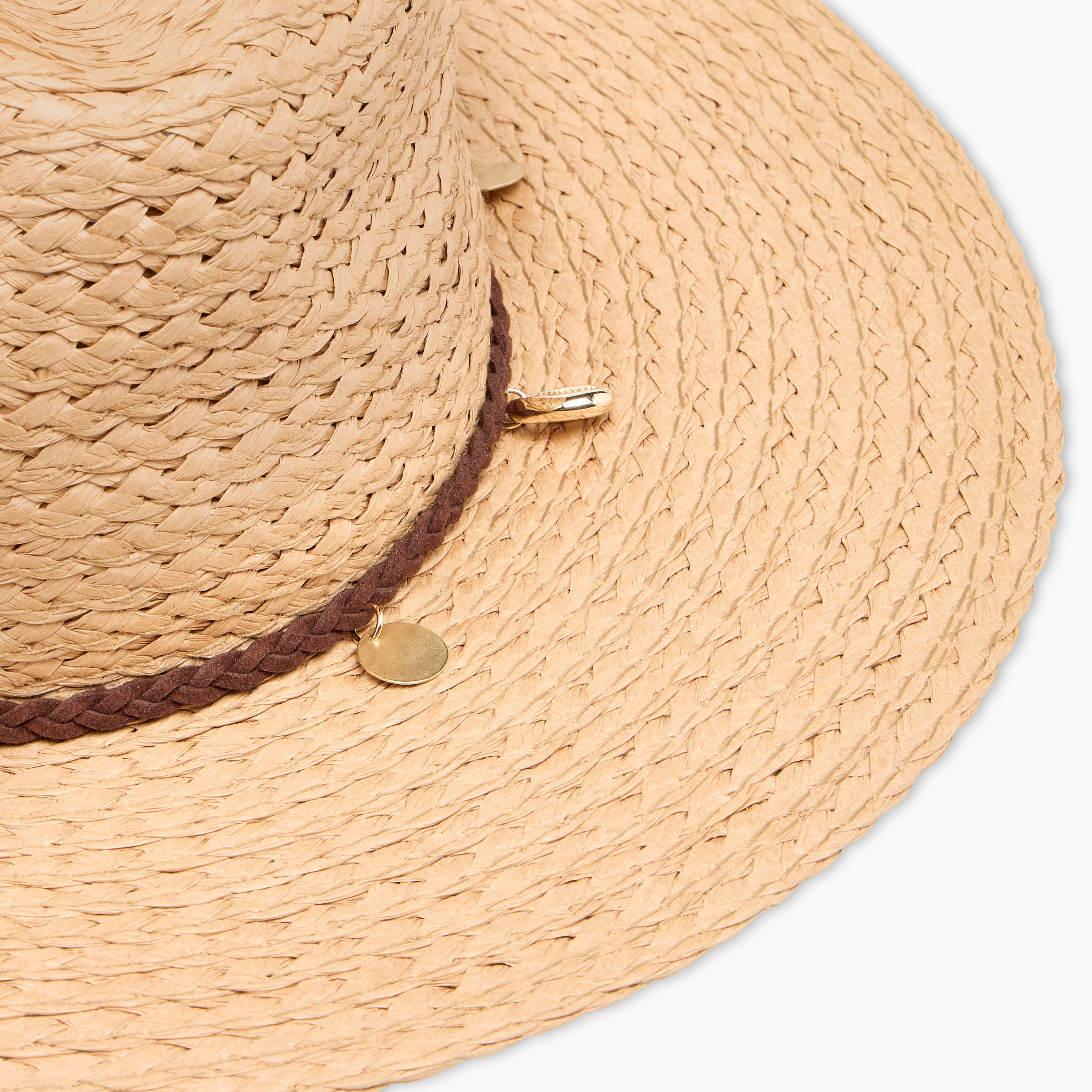 طاقية شاطئ بتفاصيل تقليم ضفائر-women-clothingaccessories-capsandhats-image-3