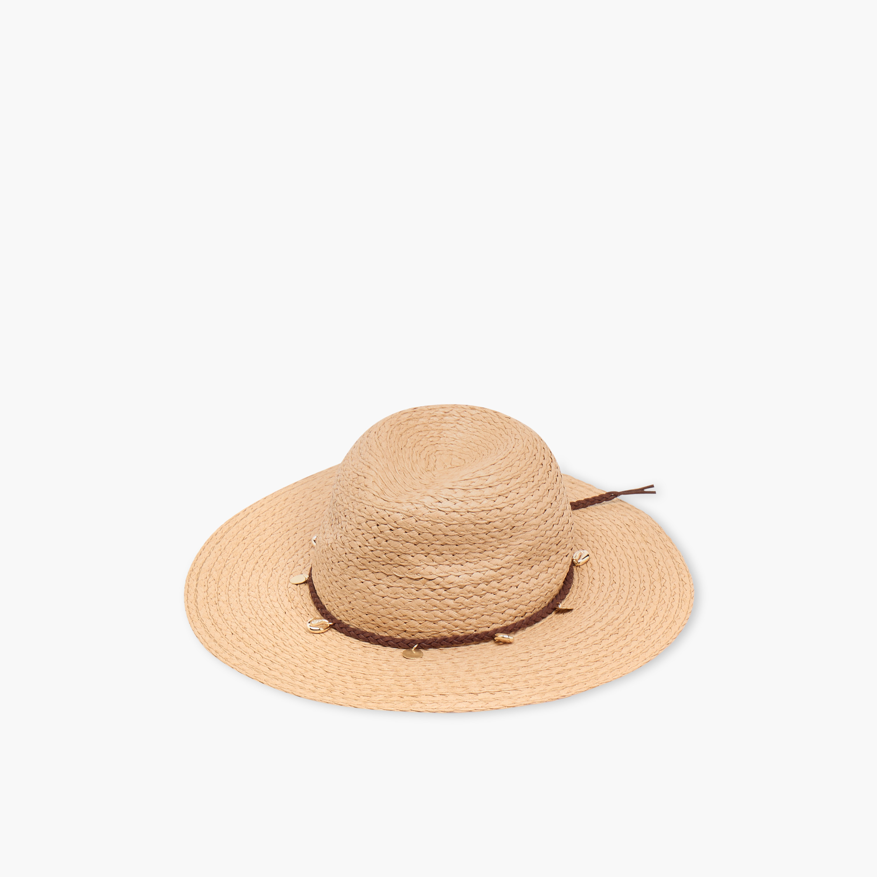 طاقية شاطئ بتفاصيل تقليم ضفائر-women-clothingaccessories-capsandhats-image-5