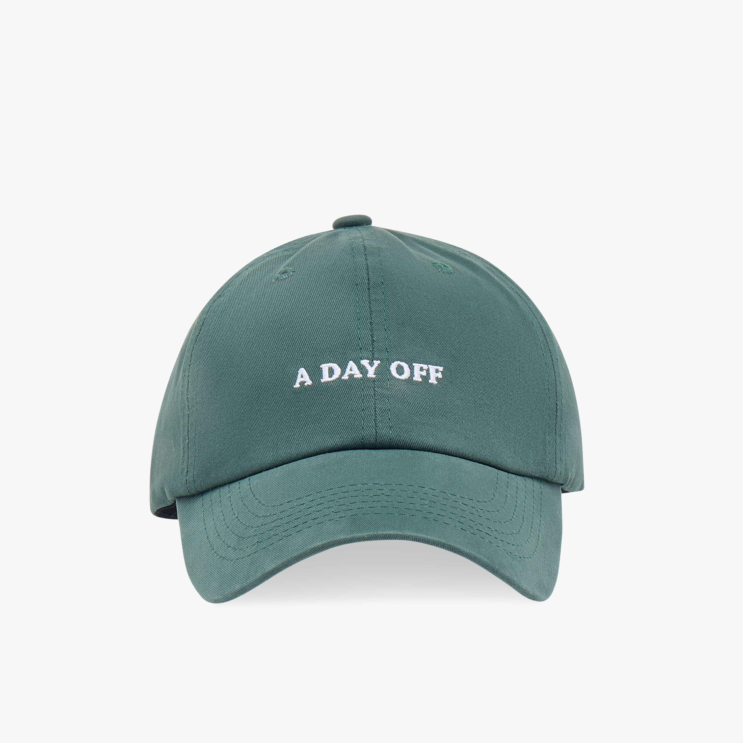 Slogan Embroidered Baseball Cap with Hook and Loop Strap Closure-women-winterwear-capsandhats-image-1