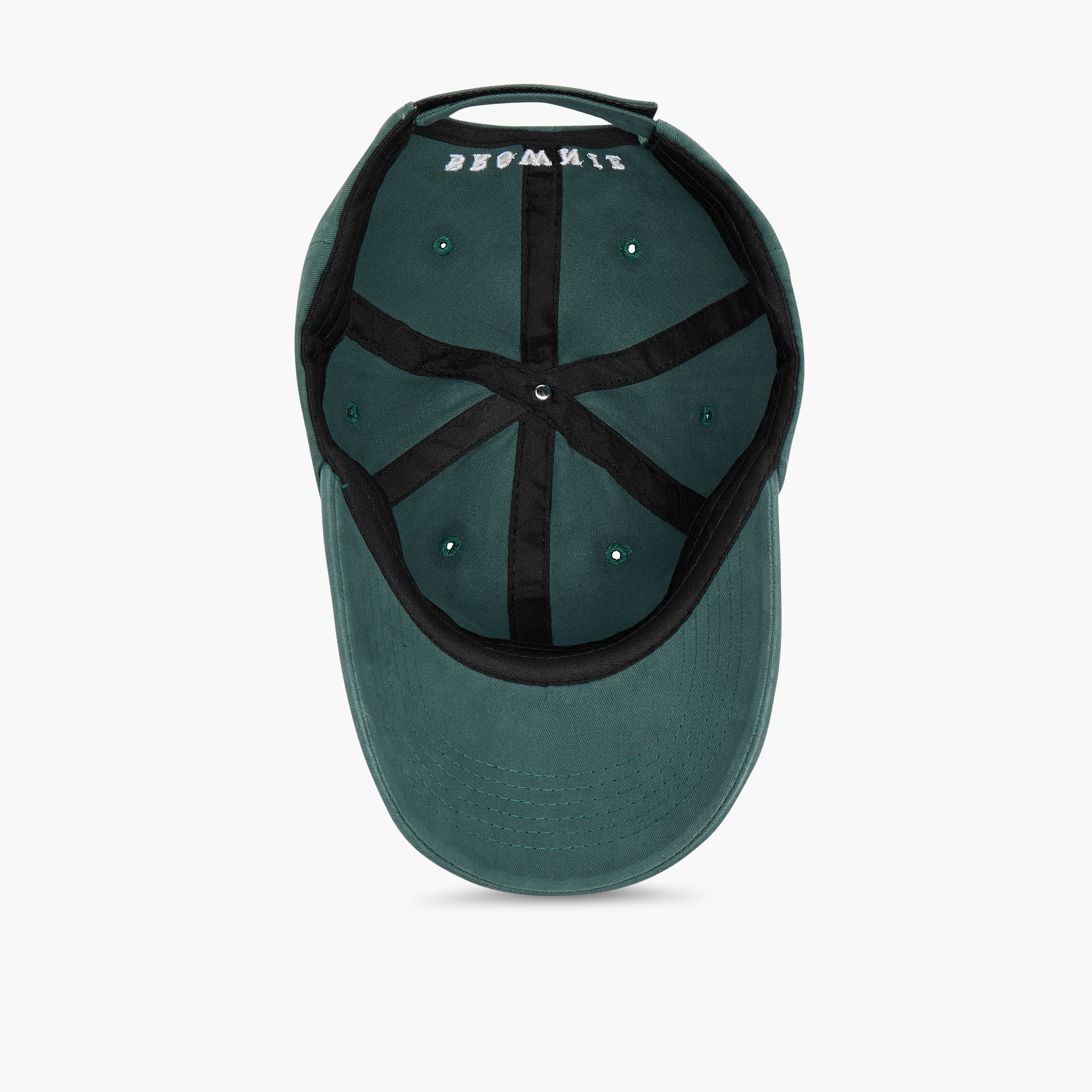 Slogan Embroidered Baseball Cap with Hook and Loop Strap Closure-women-winterwear-capsandhats-image-8