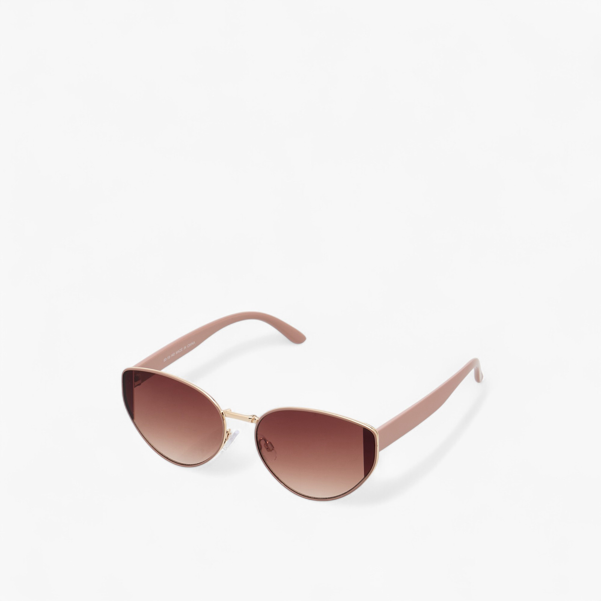 نظارة شمسية عين القطة بإطار كامل وعدسات ملونة مع وسادات أنف-women-sunglasses-image-1