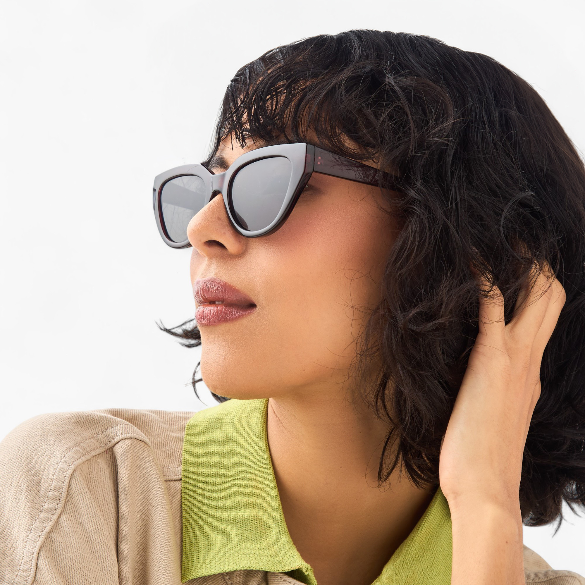 Tinted Lens Cat Eye Sunglasses-women-sunglasses-image-2
