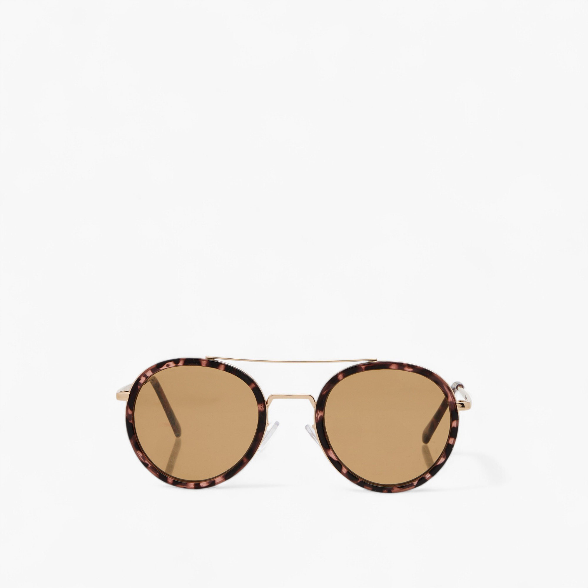 Tinted Lens Full Rim Sunglasses with Nose Pads-women-sunglasses-image-3